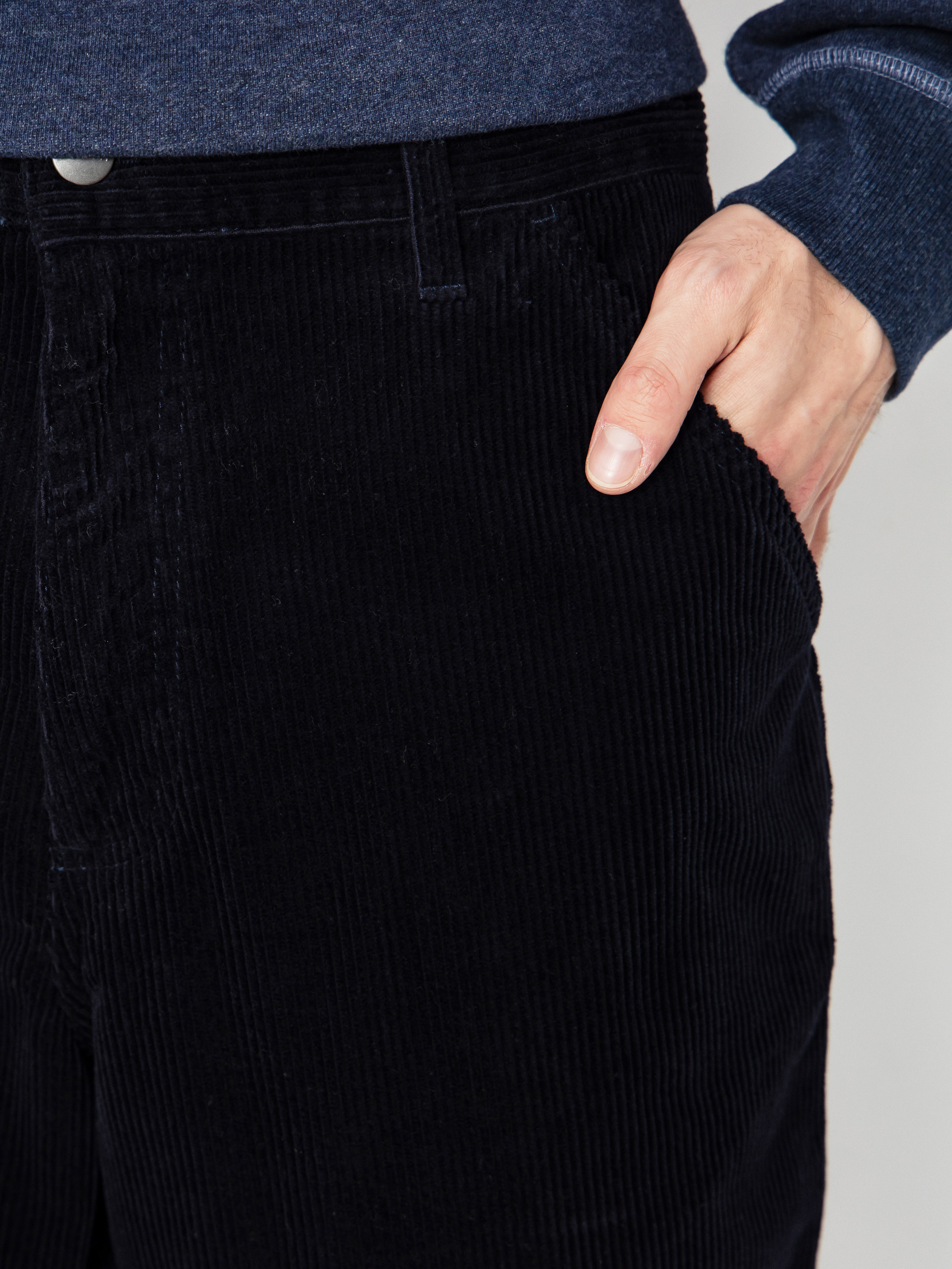 Pantaloni Carhartt WIP Simple (dark navy/rinsed)