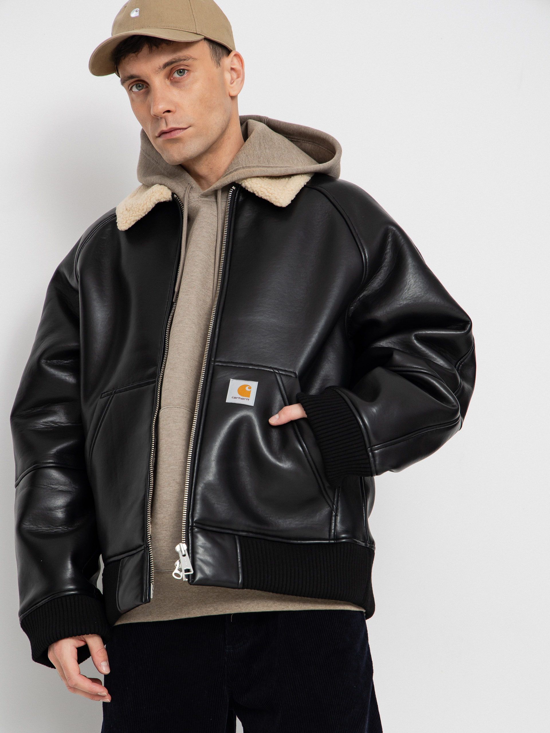 Geacă Carhartt WIP Shepton (black/natural)