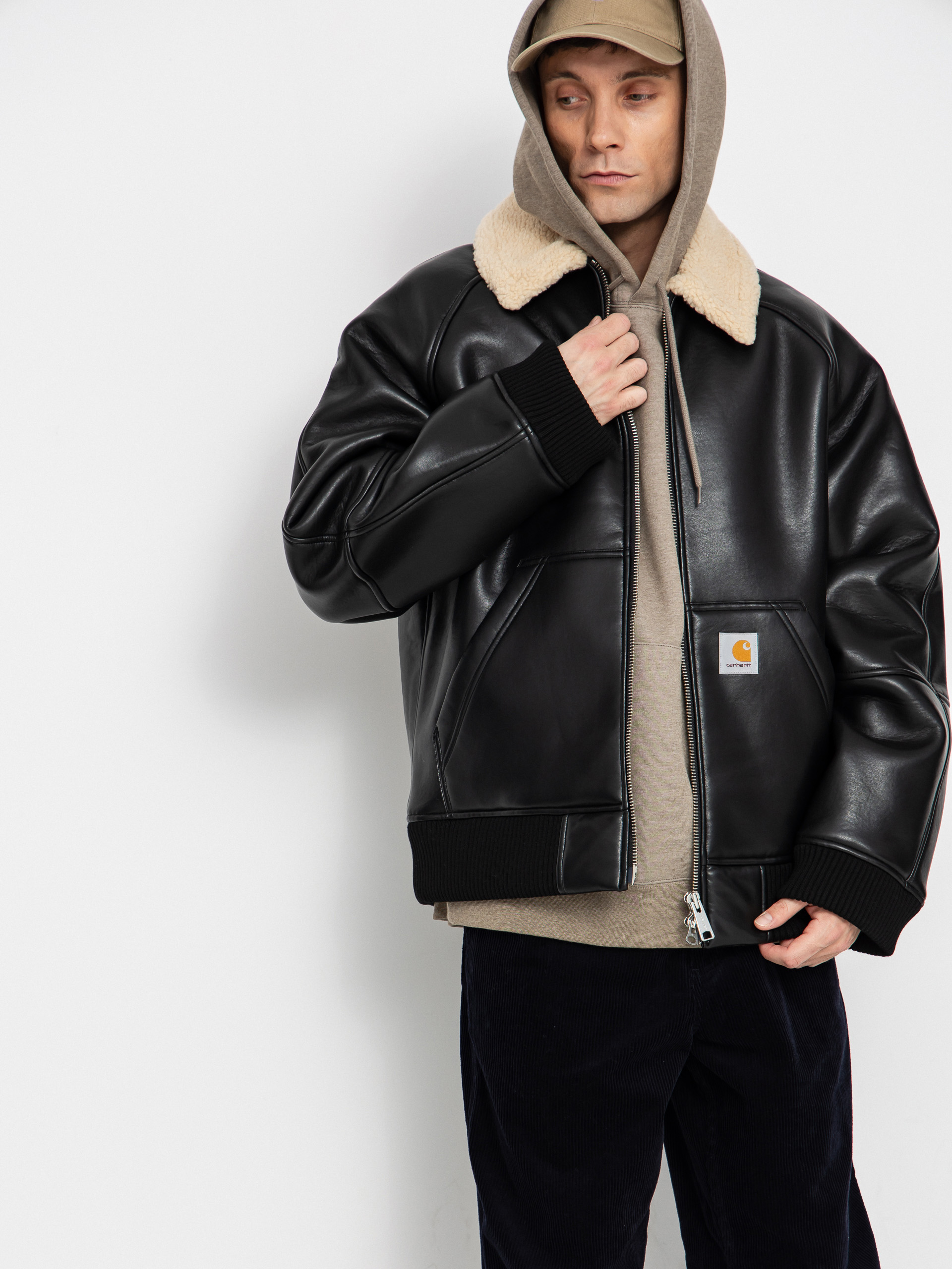 Geacă Carhartt WIP Shepton (black/natural)