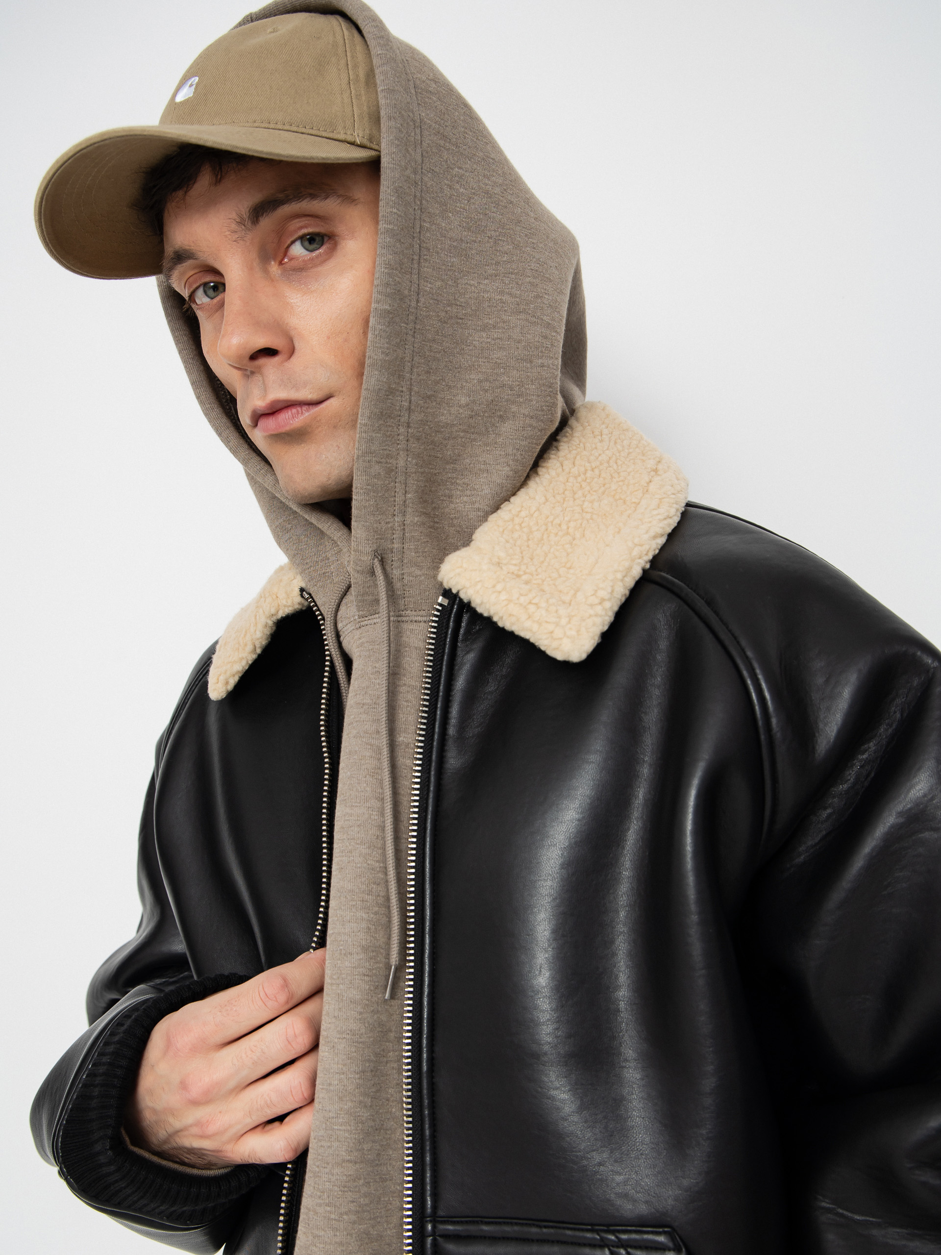 Geacă Carhartt WIP Shepton (black/natural)