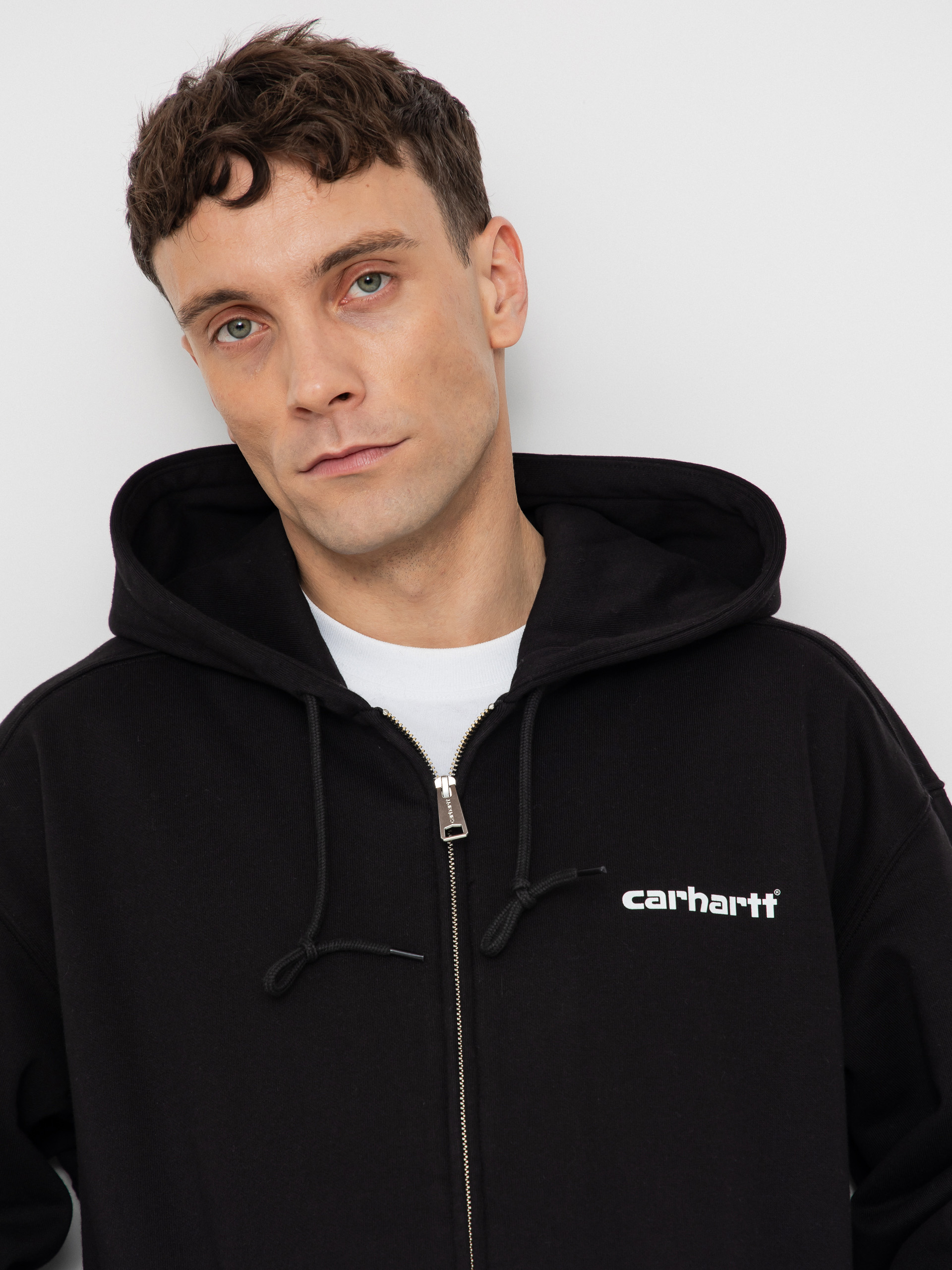 Hanorac cu glugă Carhartt WIP Archive Lines ZHD (black)
