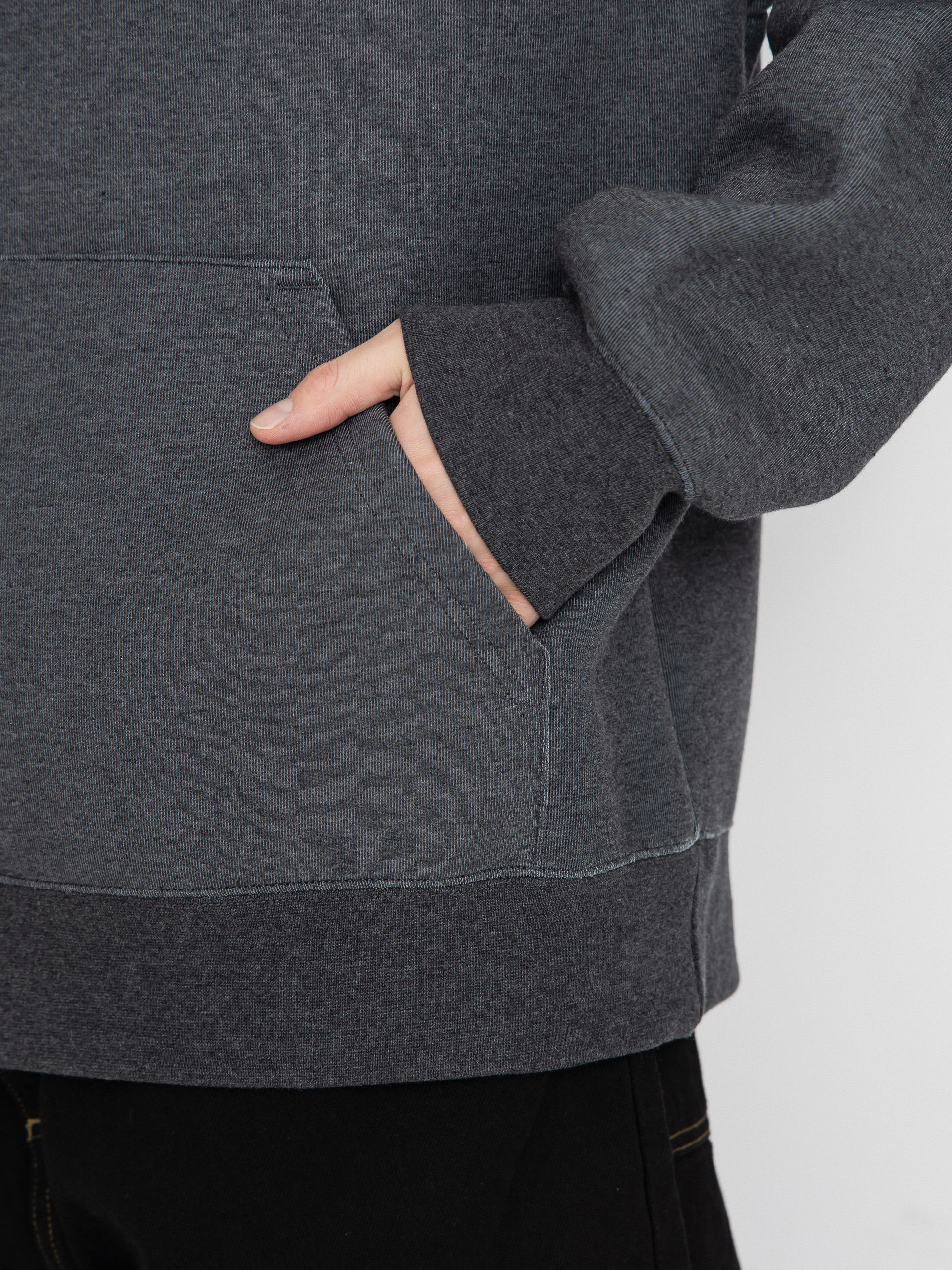 Hanorac cu glugă Carhartt WIP Alda HD (black/white)