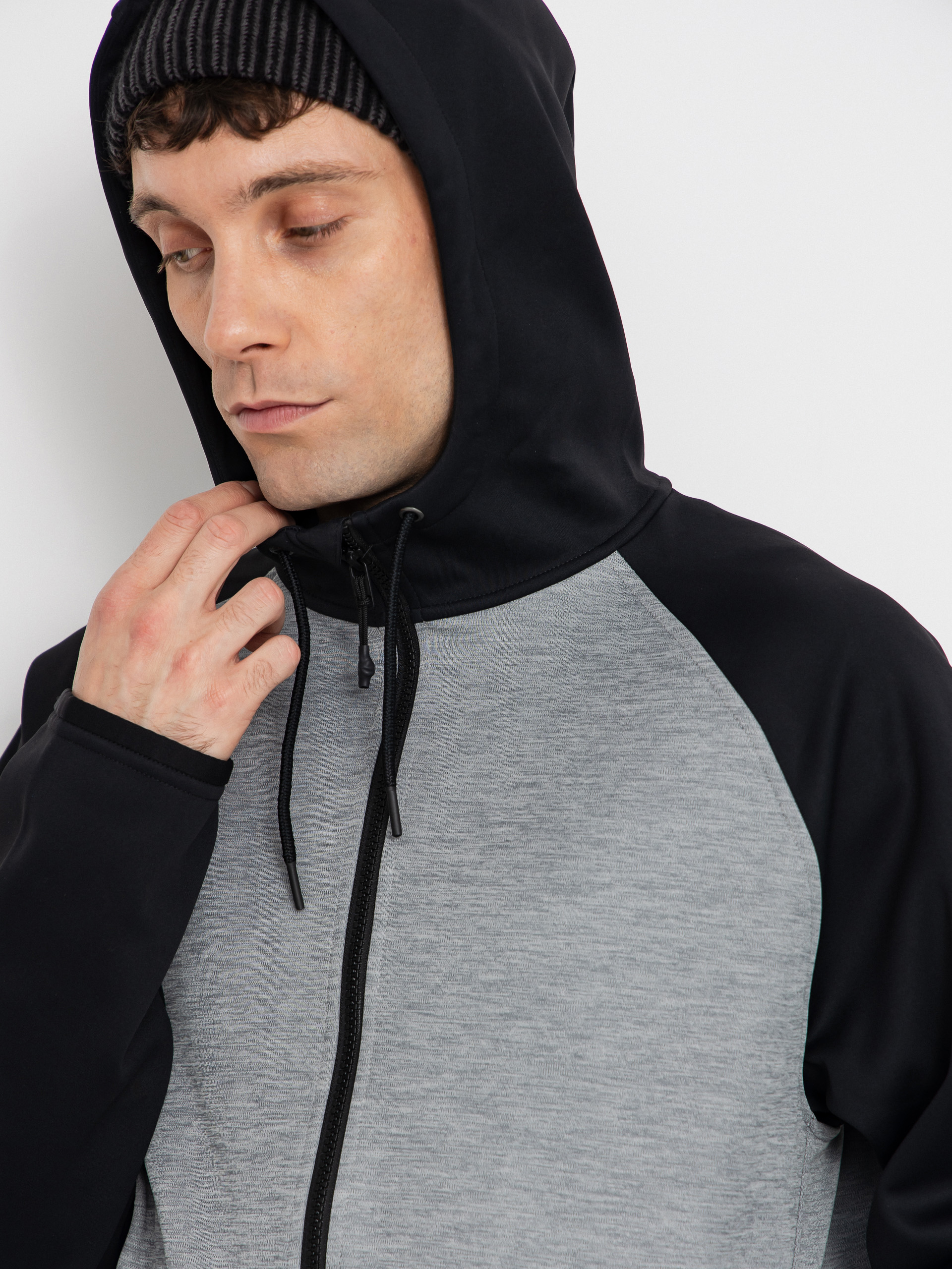 Pentru bărbați Hanorac termic Burton Crown ZHD (gray heather/true black)