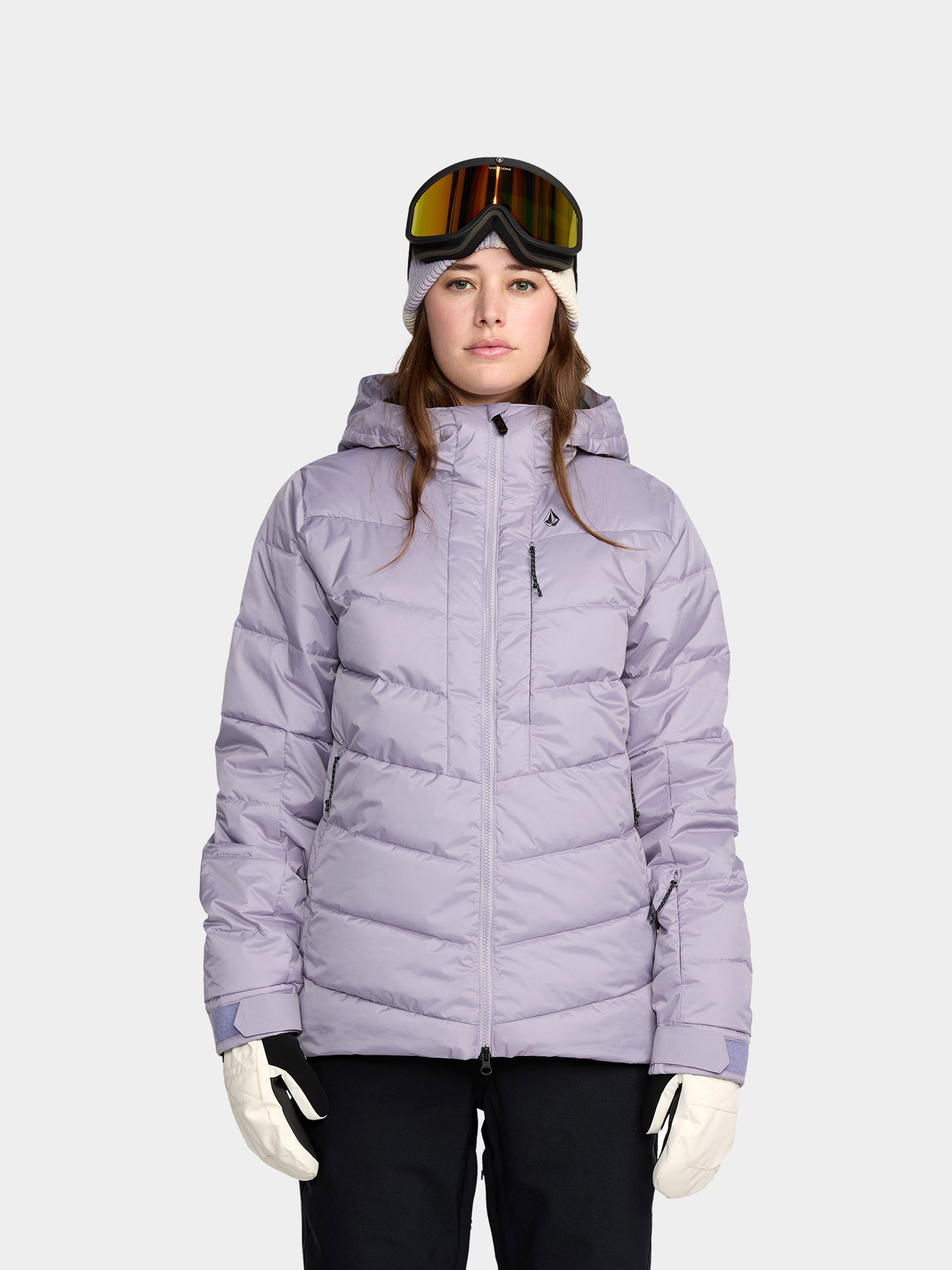 Geacă de snowboard Volcom Estes Puff Wmn (lavender aura)