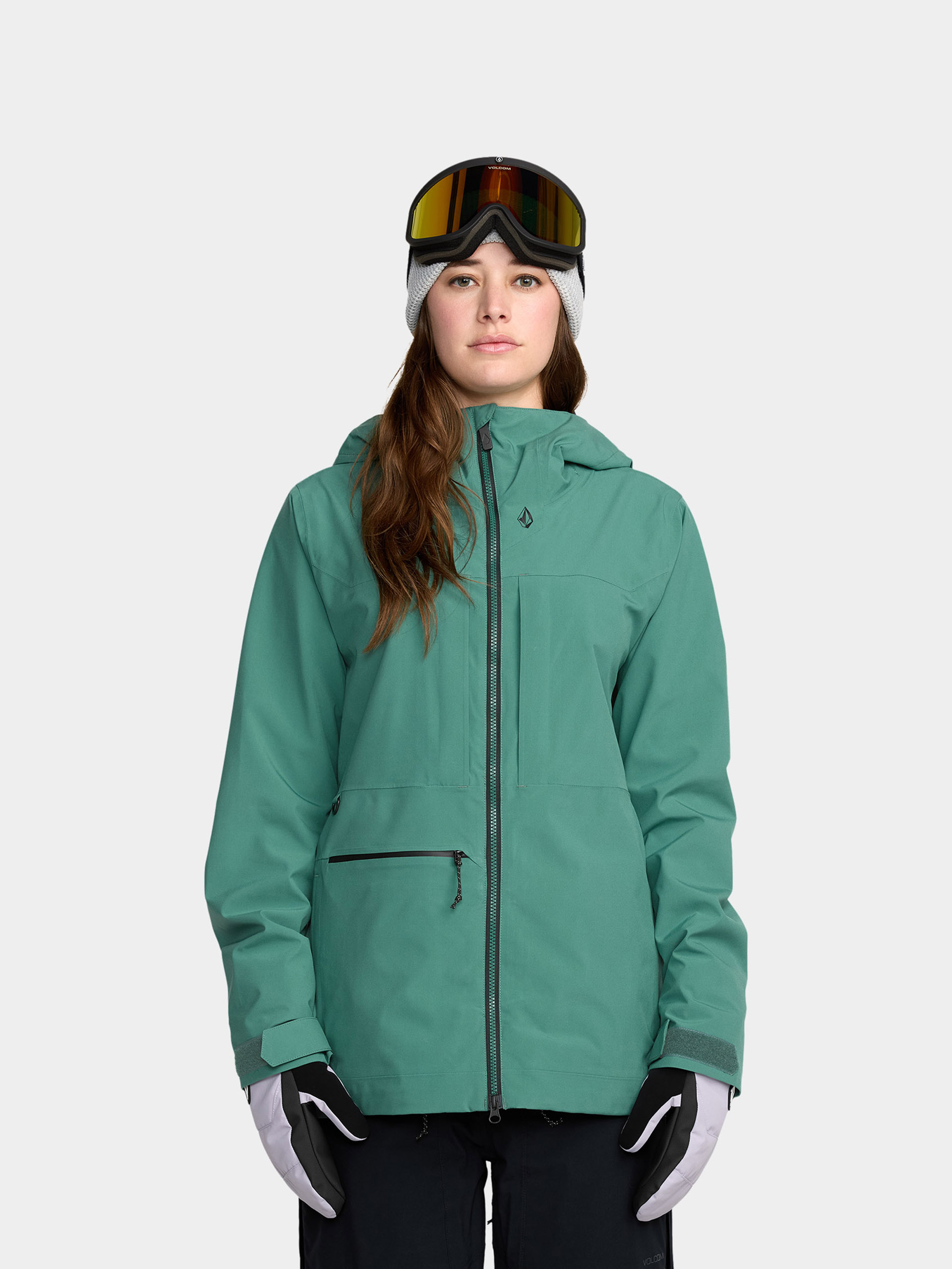 Geacă de snowboard Volcom Cloudbreaker Stretch 30K Wmn (spruce green)