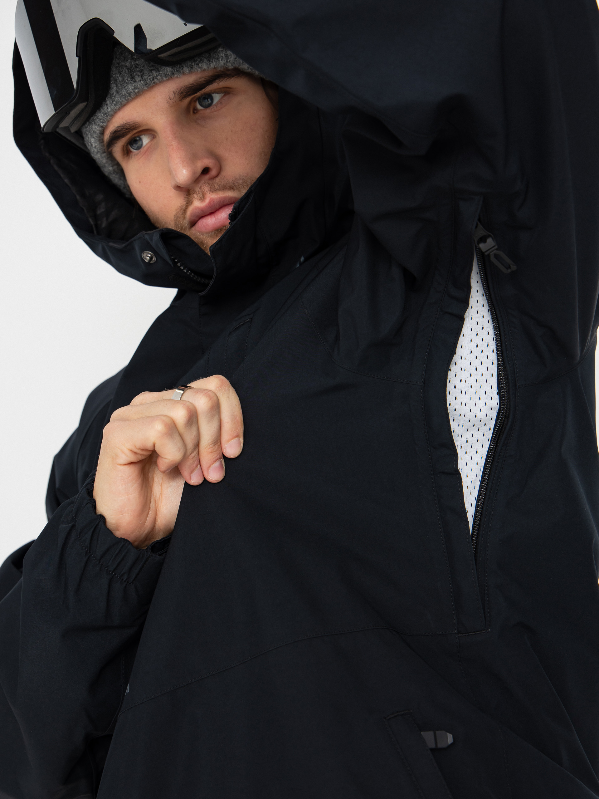 Pentru bărbați Geacă de snowboard Volcom Dua Ins Gore Tex (black)