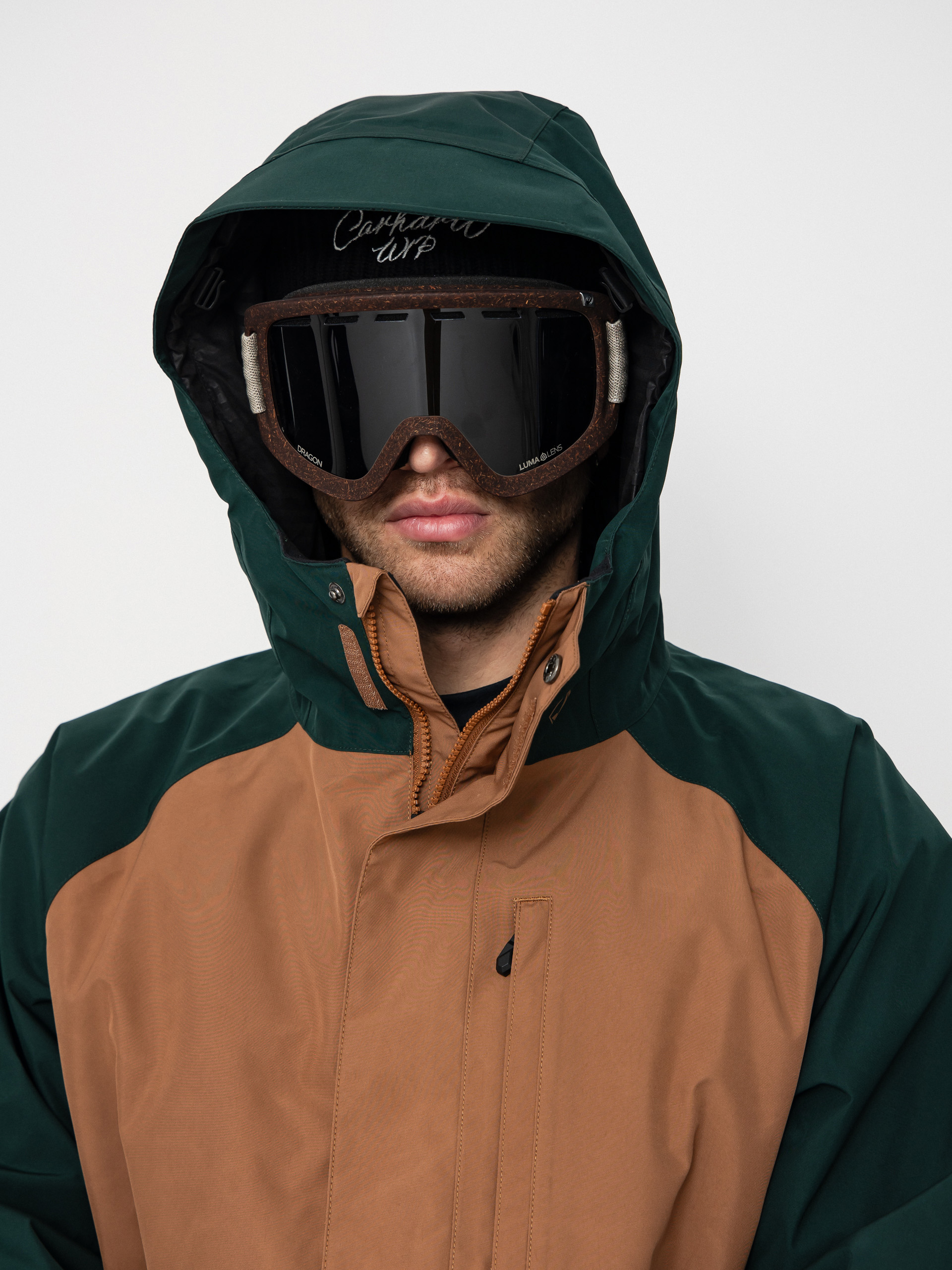 Pentru bărbați Geacă de snowboard Volcom Dua Ins Gore Tex (terra brown)