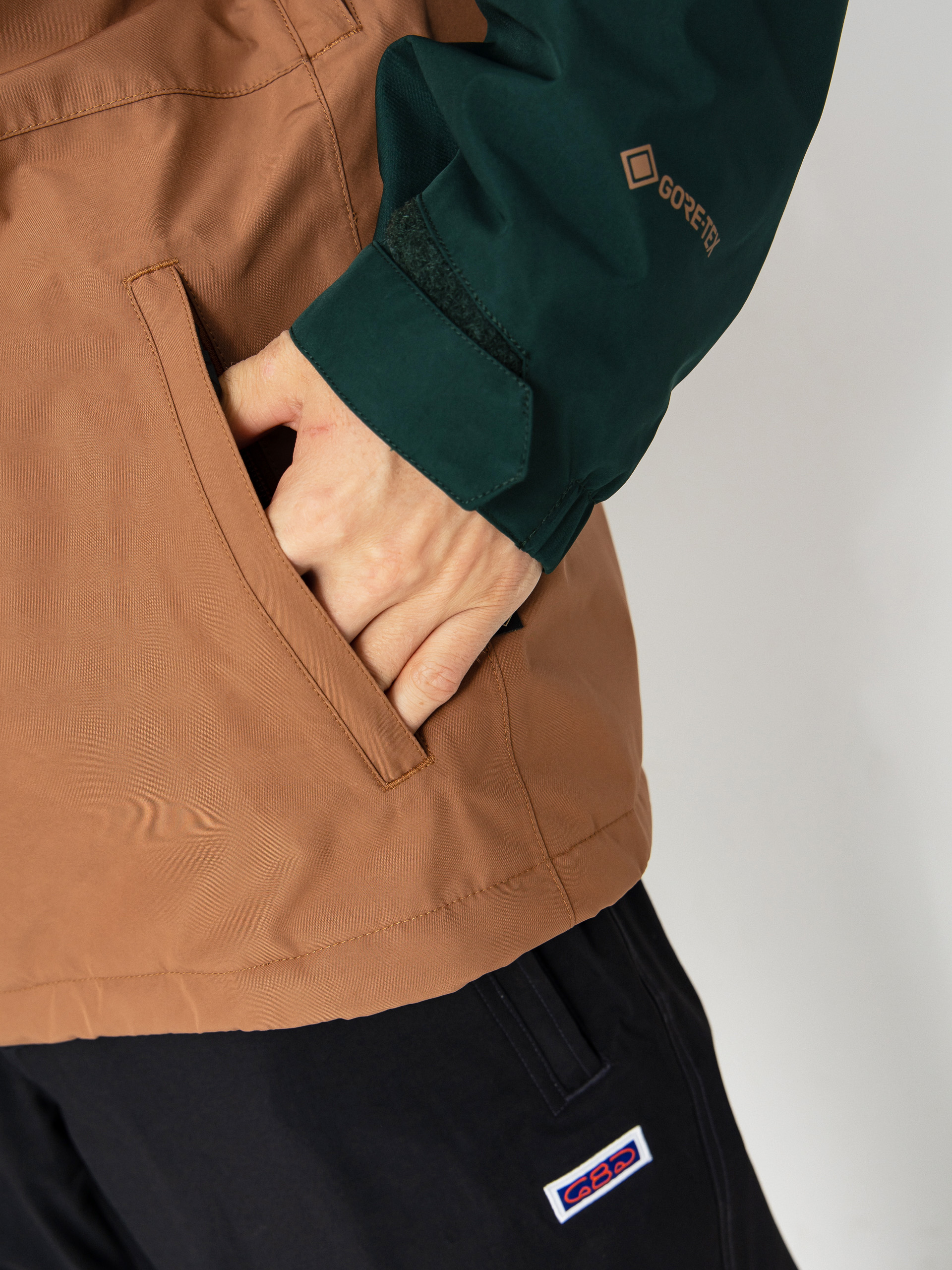 Pentru bărbați Geacă de snowboard Volcom Dua Ins Gore Tex (terra brown)