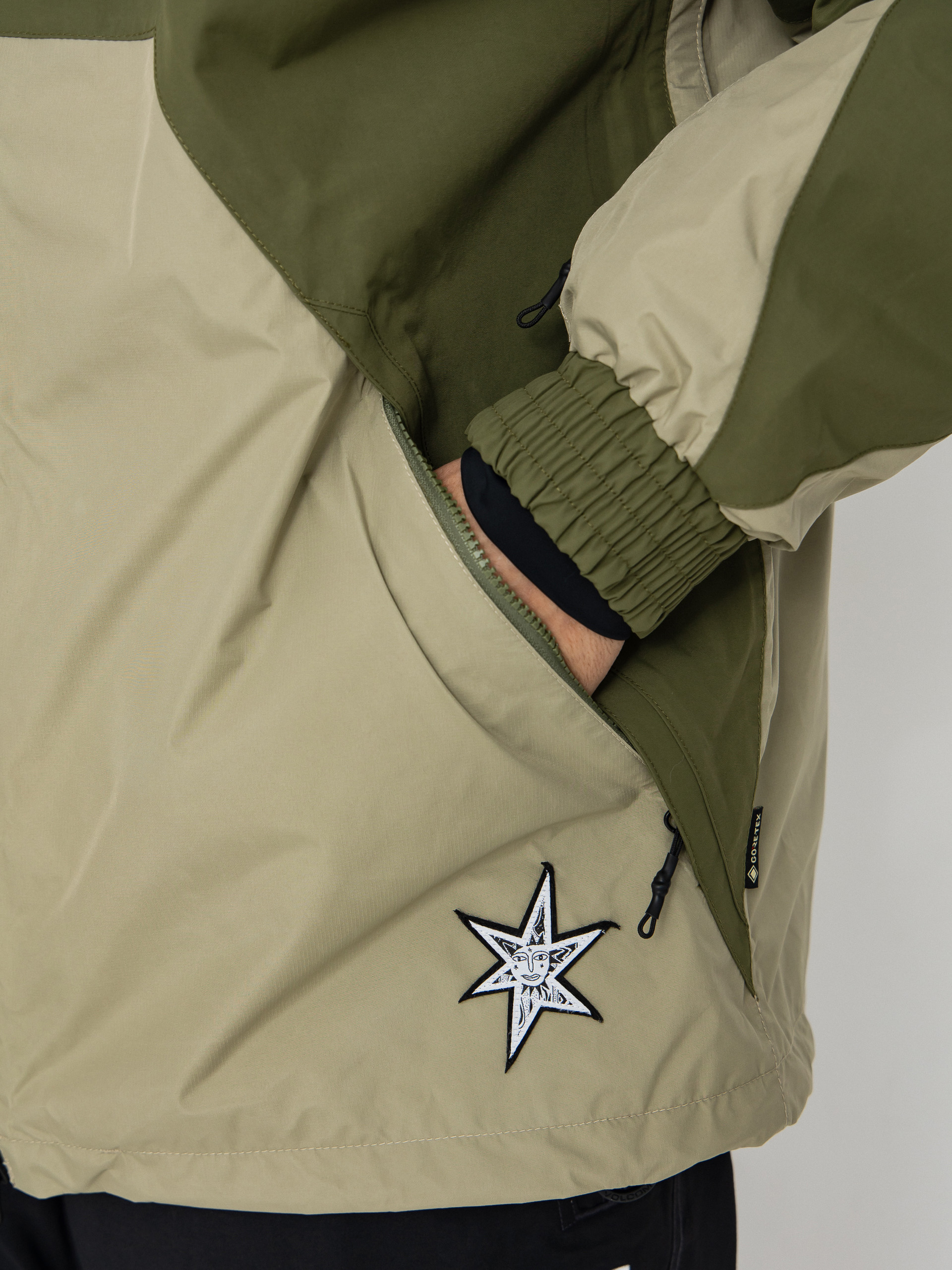 Pentru bărbați Geacă de snowboard Volcom Longo Gore Tex (dark olive)