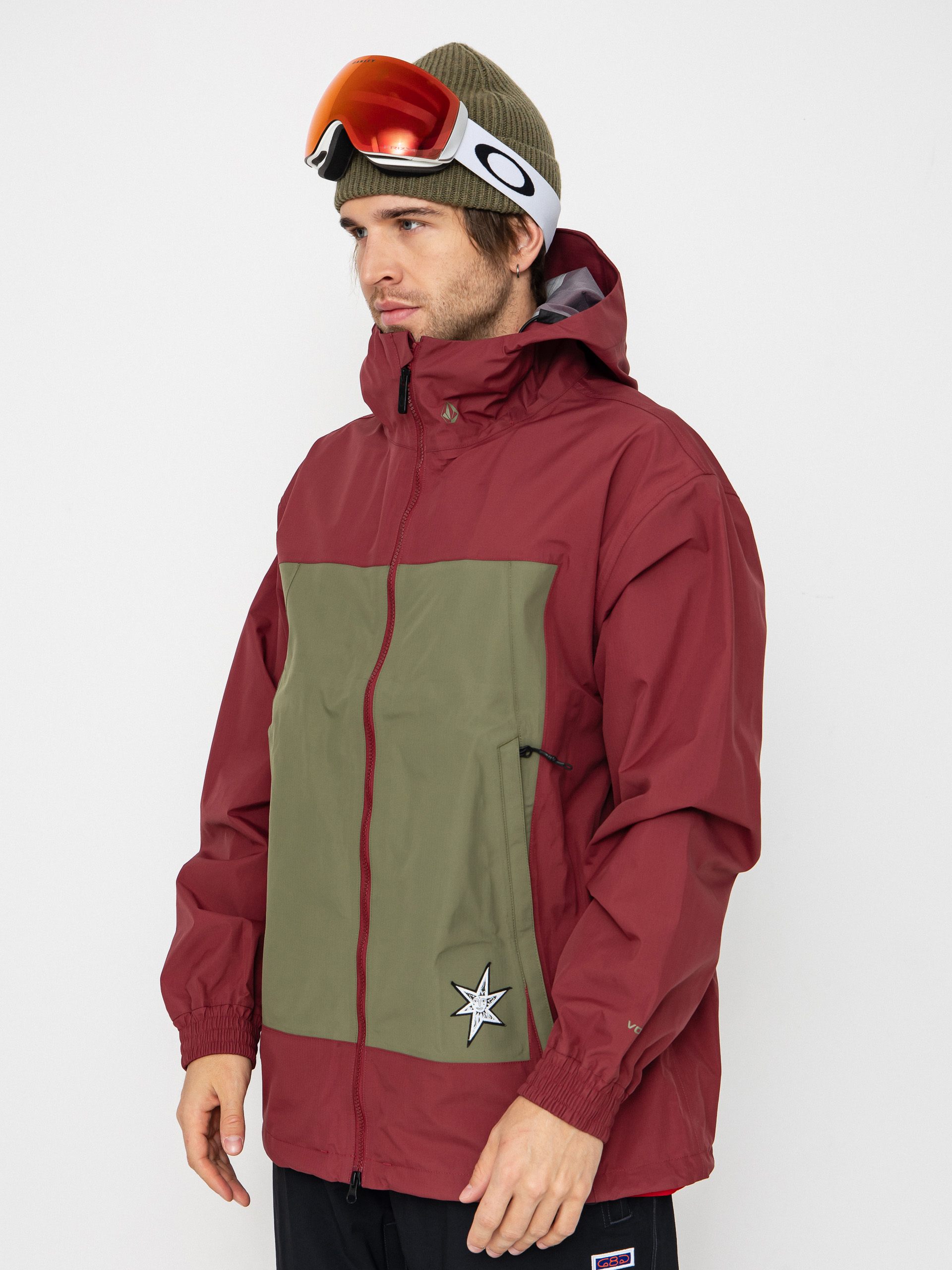 Pentru bărbați Geacă de snowboard Volcom Arthur 3L (burnt red)