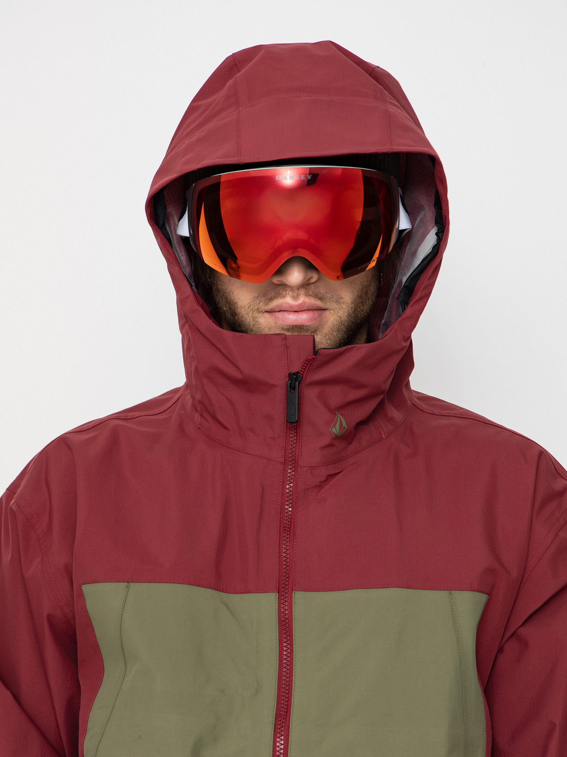 Pentru bărbați Geacă de snowboard Volcom Arthur 3L (burnt red)