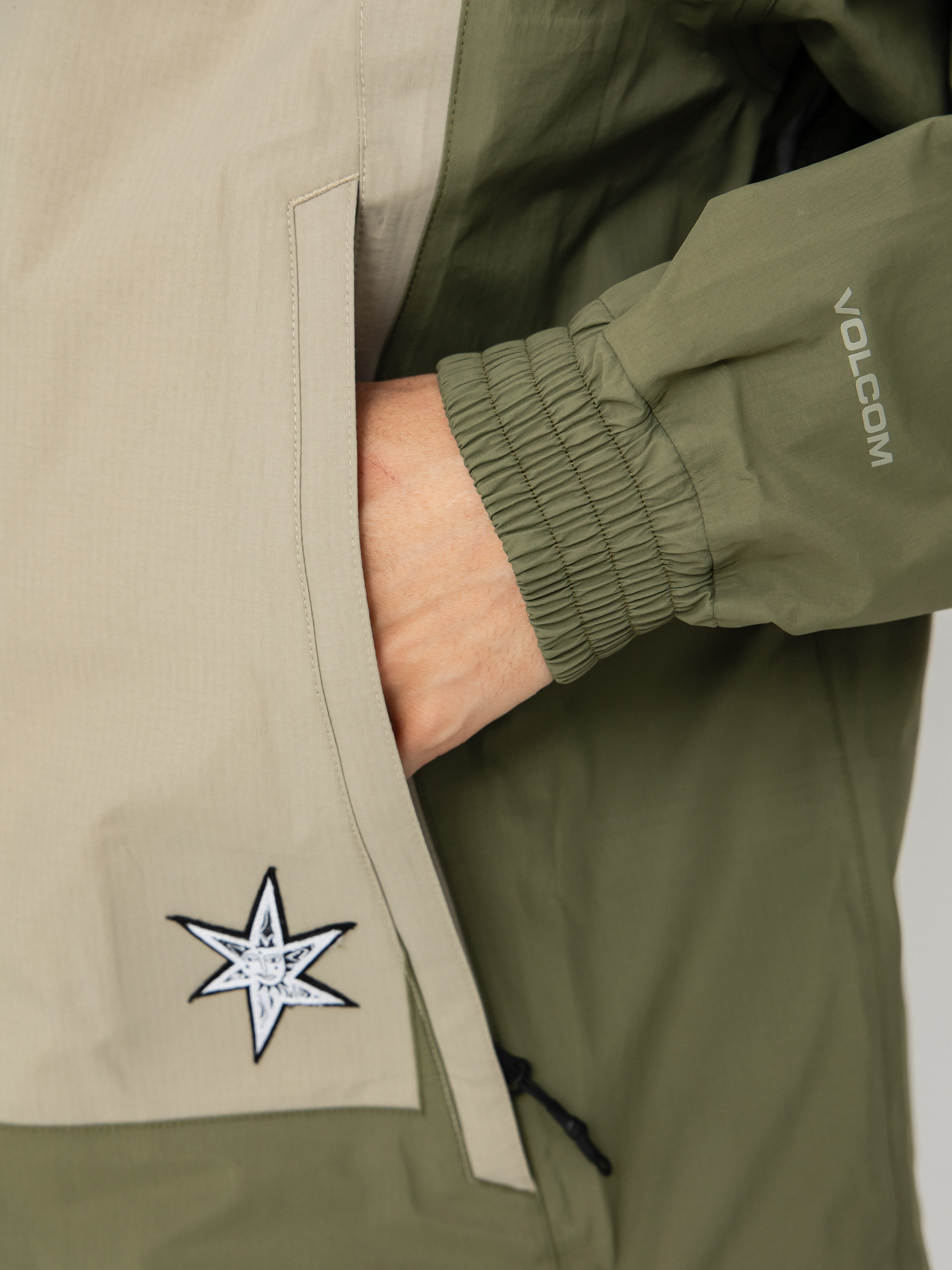 Pentru bărbați Geacă de snowboard Volcom Arthur 3L (dark olive)