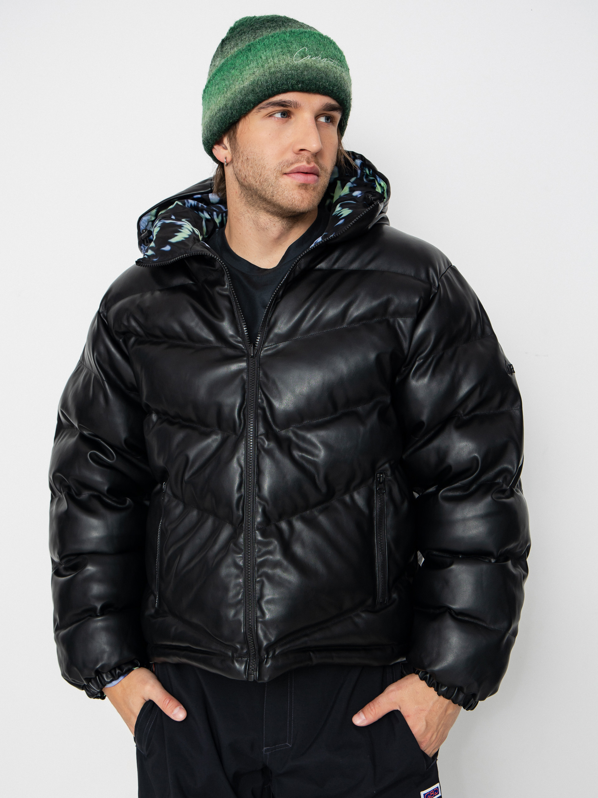 Geacă Wasted Paris Skull Puffer (black)