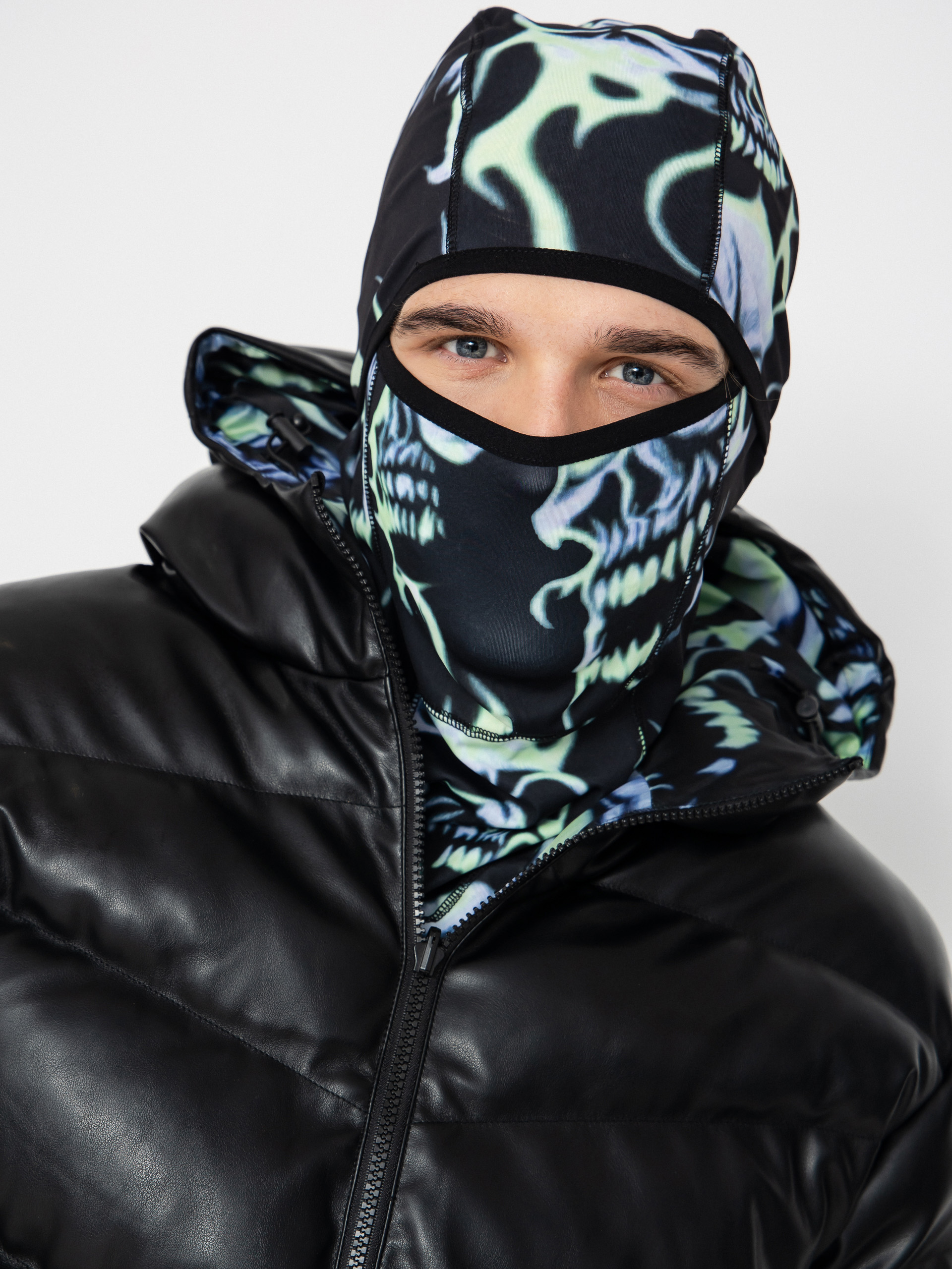 Geacă Wasted Paris Skull Puffer (black)