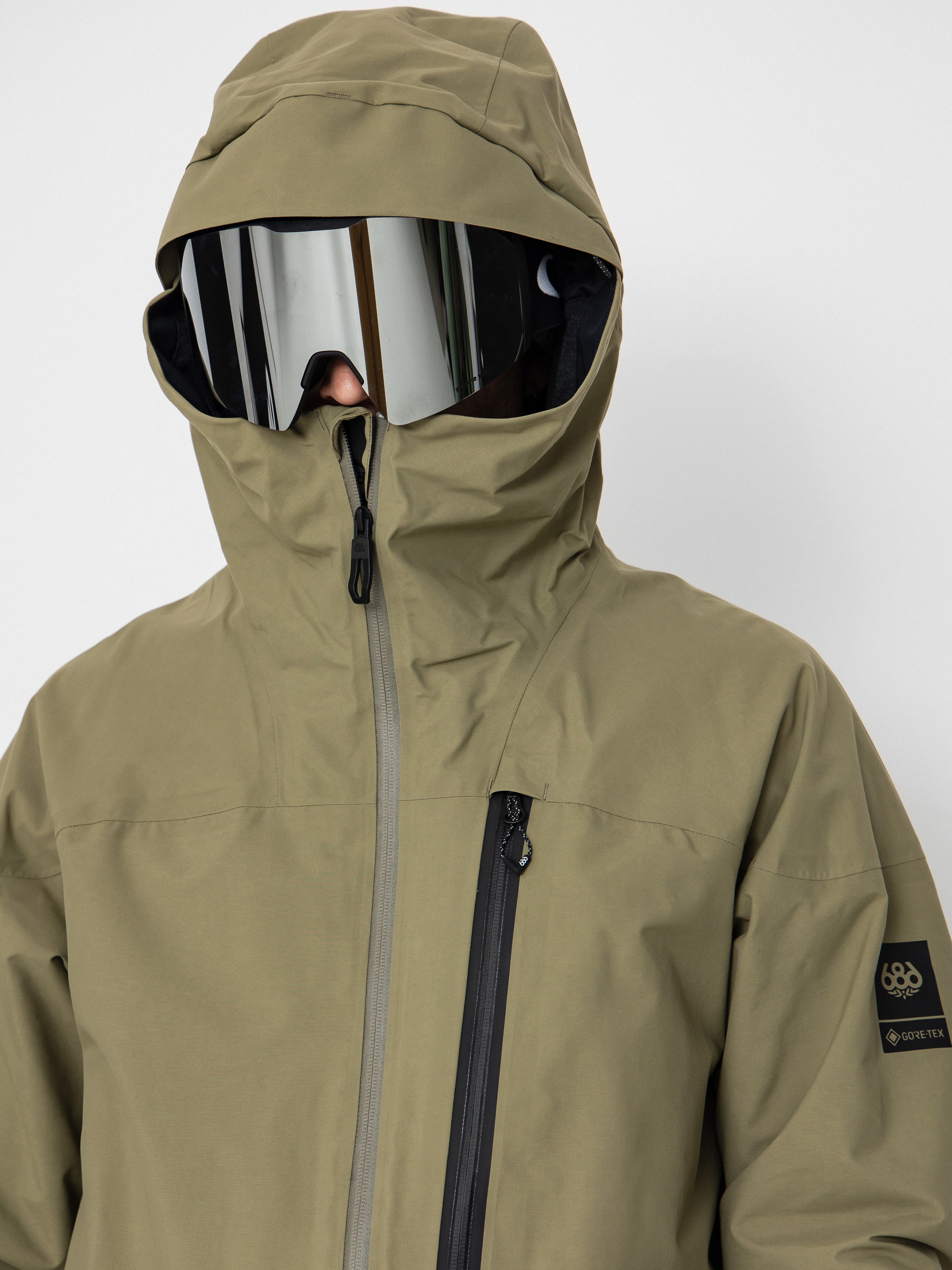 Pentru bărbați Geacă de snowboard 686 Gore-TeX GT Thermagraph (sage colorblock)