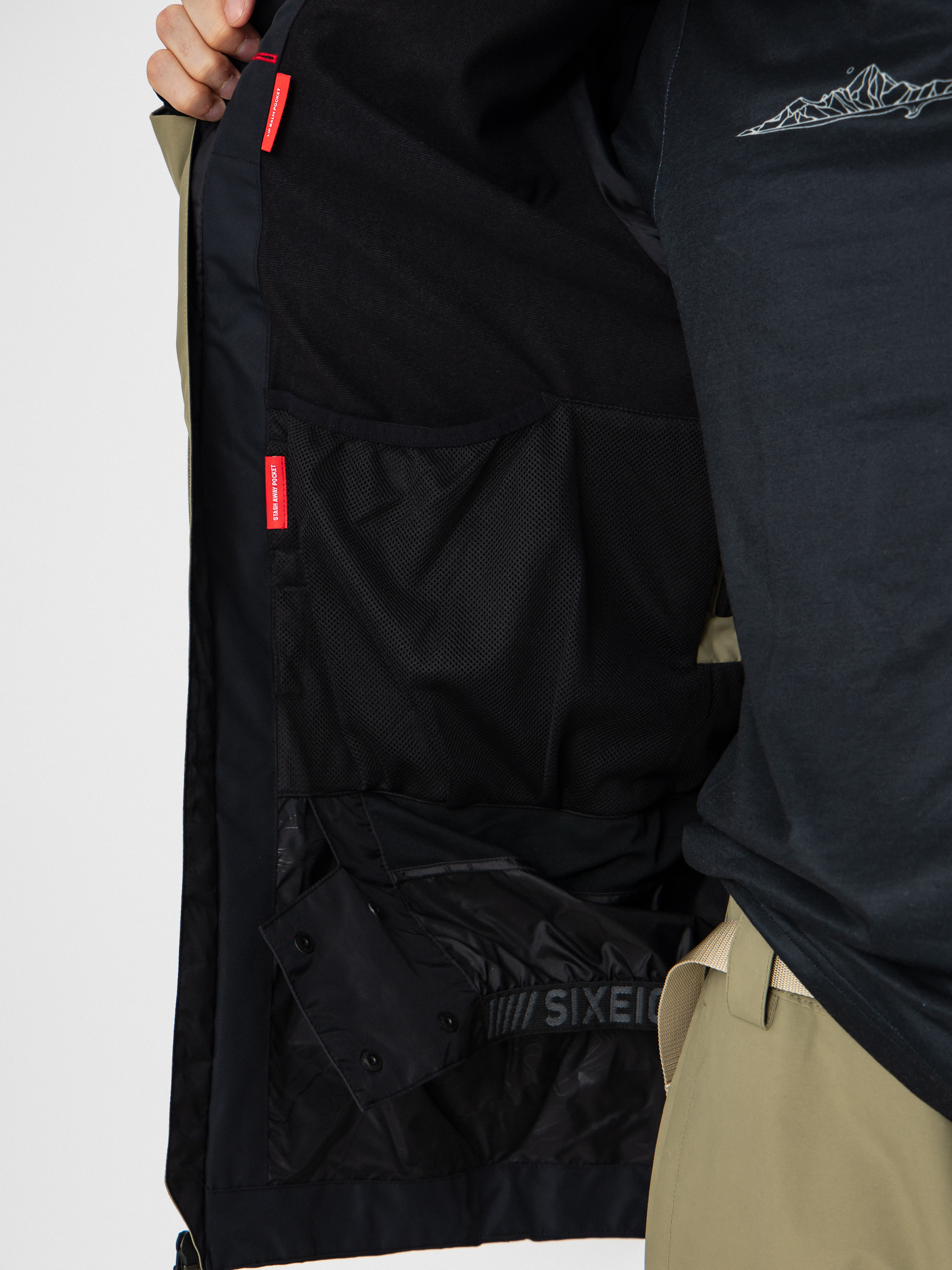 Pentru bărbați Geacă de snowboard 686 Gore-TeX GT Thermagraph (sage colorblock)