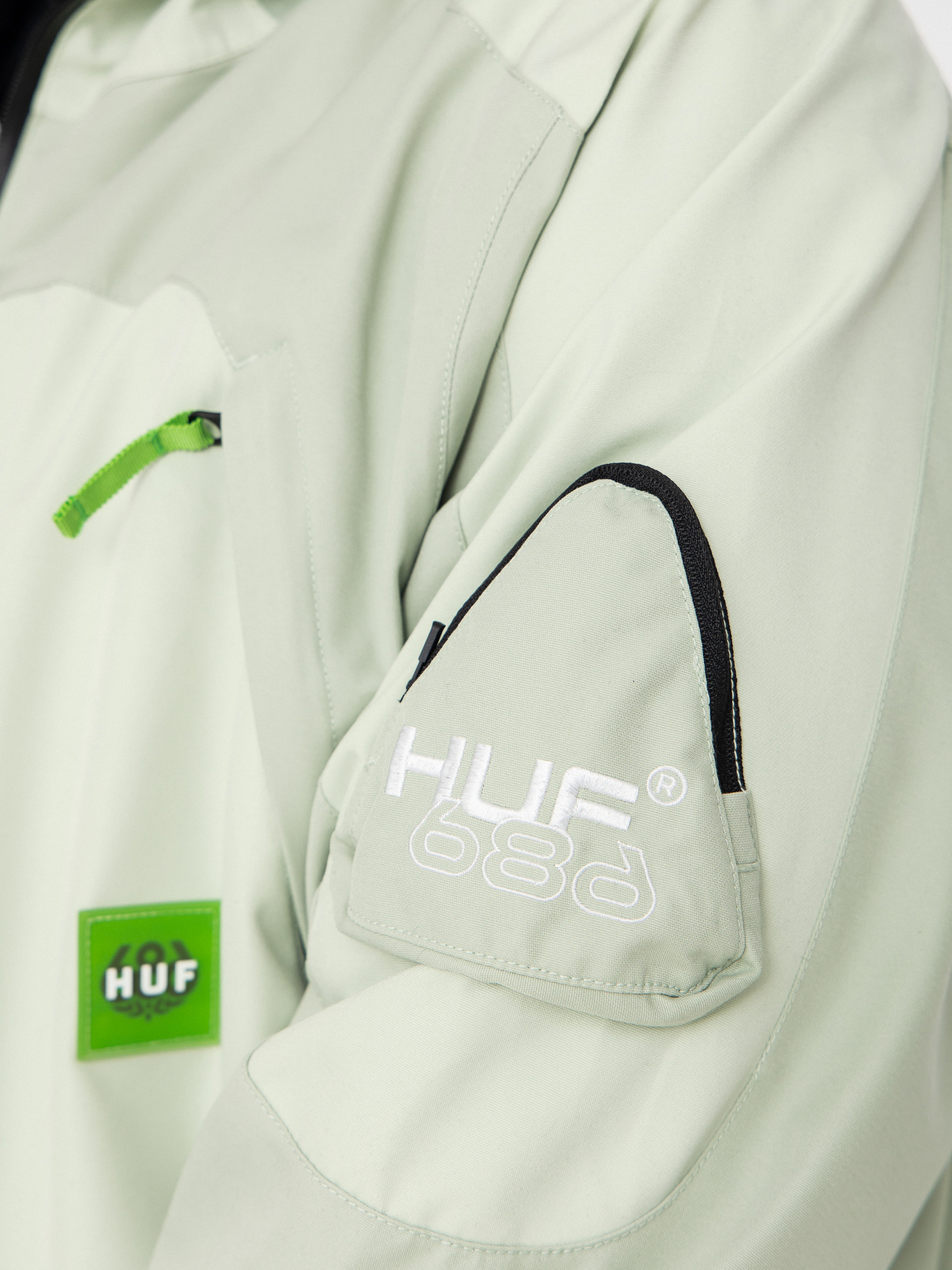 Pentru bărbați Geacă de snowboard 686 X Huf Double H (huf green colorblock)