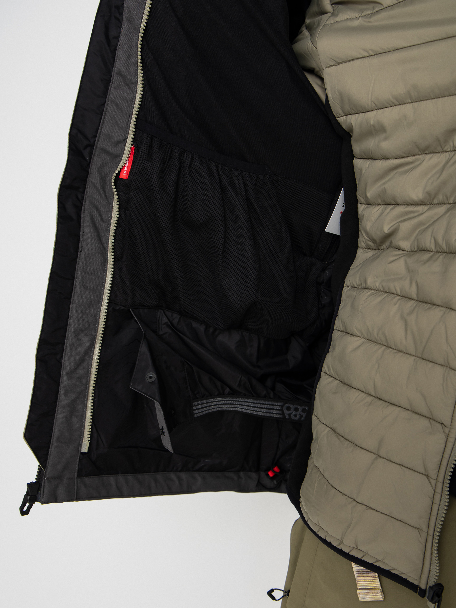 Pentru bărbați Geacă de snowboard 686 Smarty 3 In 1 Form (sage colorblock)