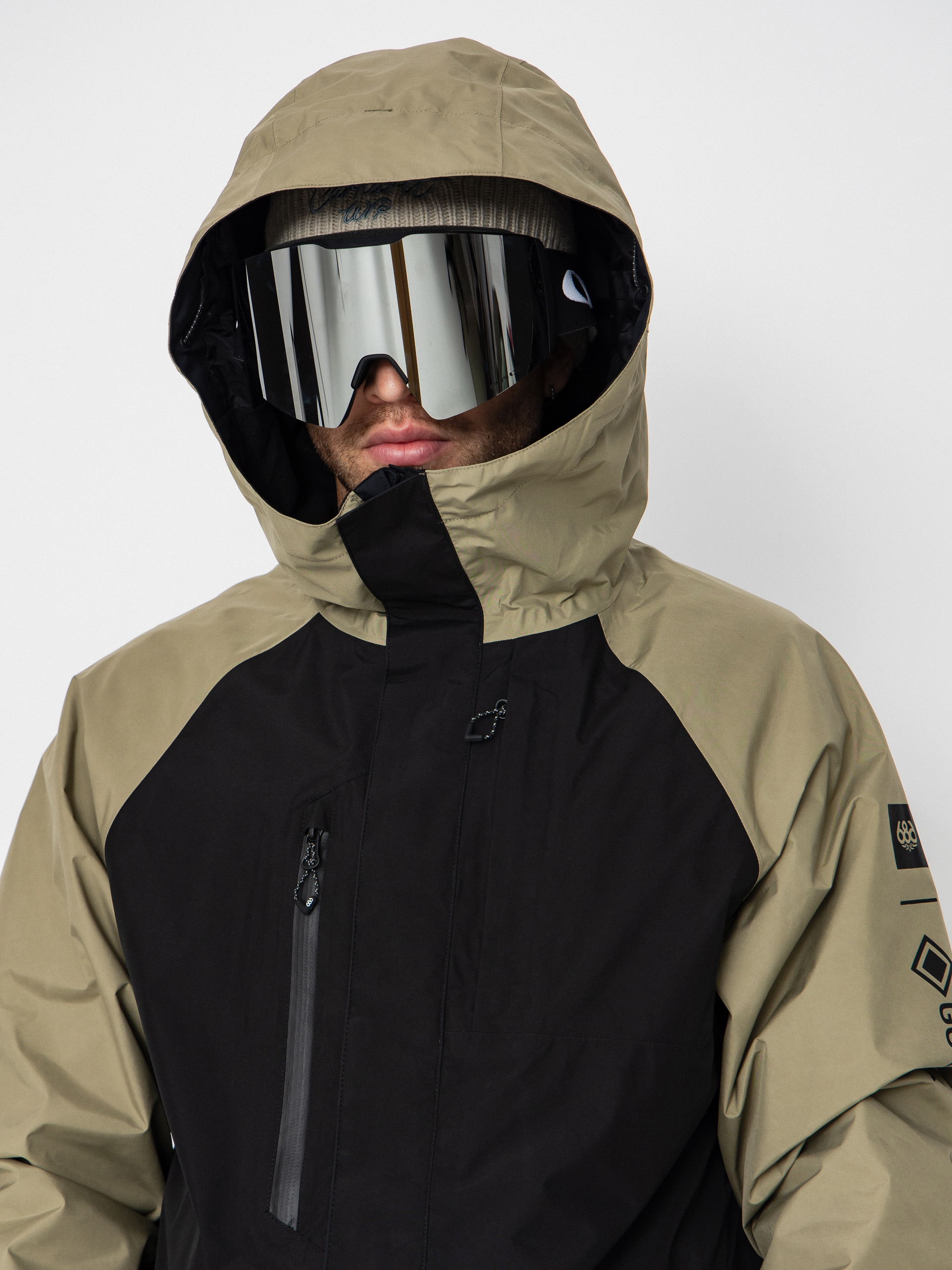 Pentru bărbați Geacă de snowboard 686 Gore-TeX Core (sage colorblock)