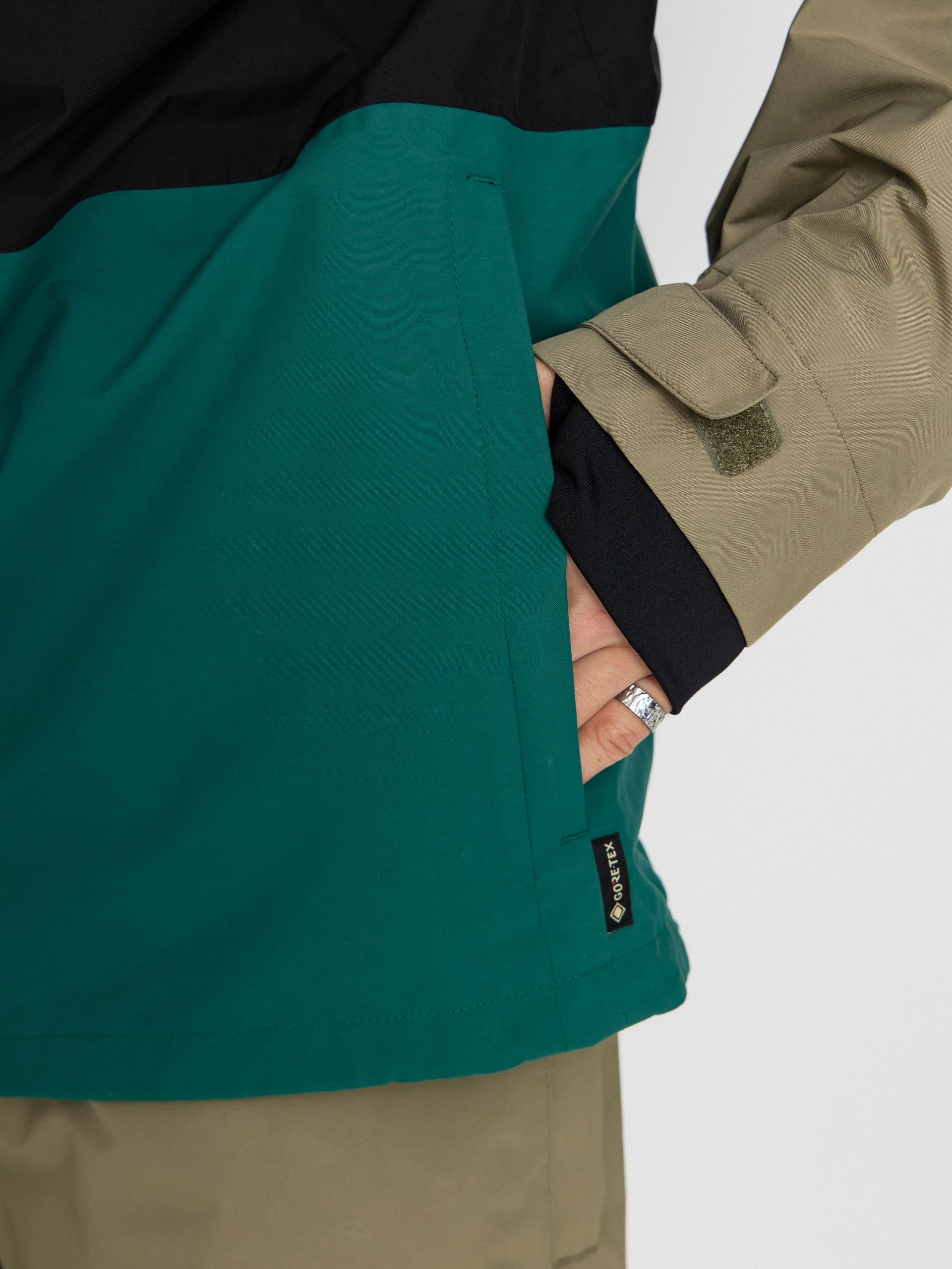 Pentru bărbați Geacă de snowboard 686 Gore-TeX Core (sage colorblock)