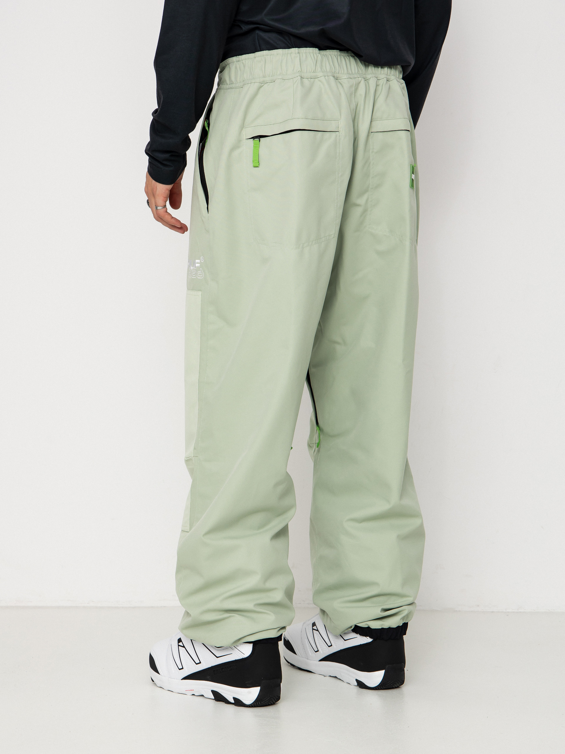 Pentru bărbați Pantaloni pentru snowboard 686 X Huf Double H (huf green colorblock)