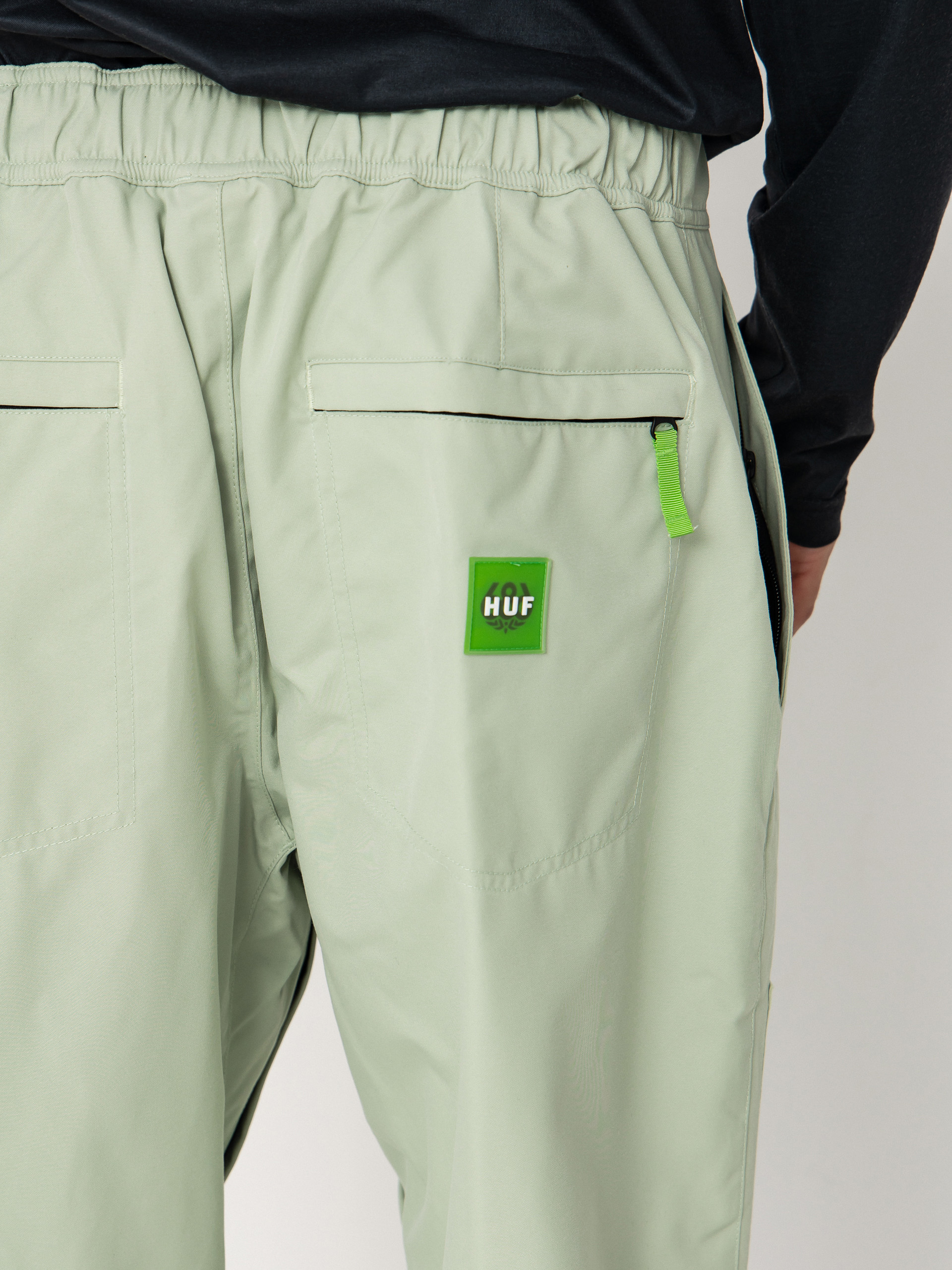 Pentru bărbați Pantaloni pentru snowboard 686 X Huf Double H (huf green colorblock)