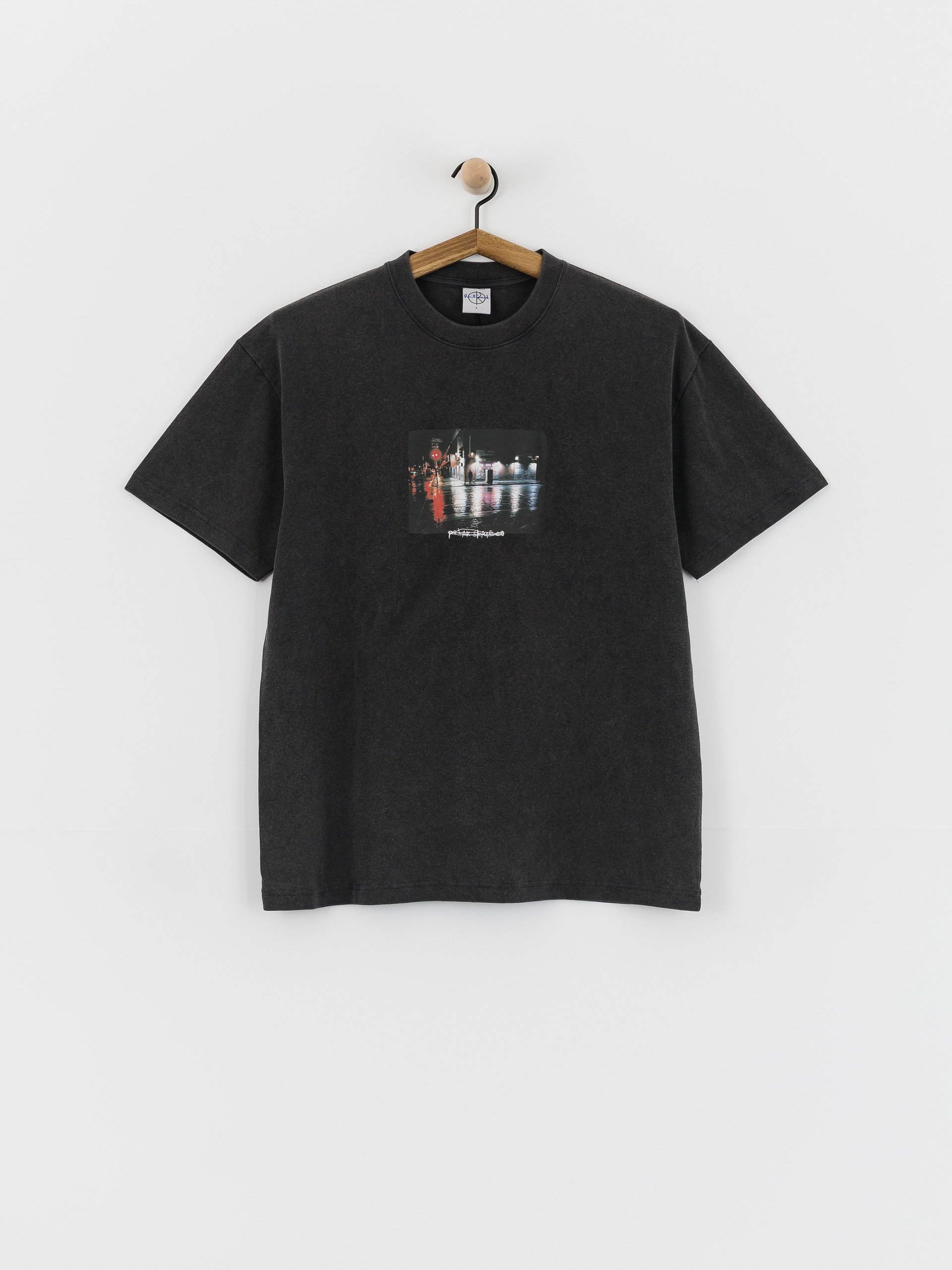 Tricou Polar Skate 5th ST/LA (silver black)