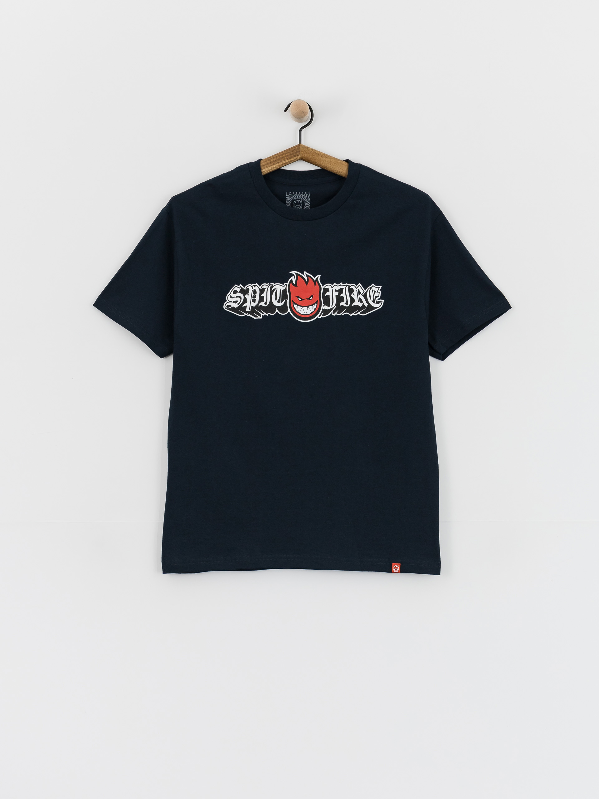 Tricou Spitfire Old E Drop Bighead (true navy w/red black & white print)