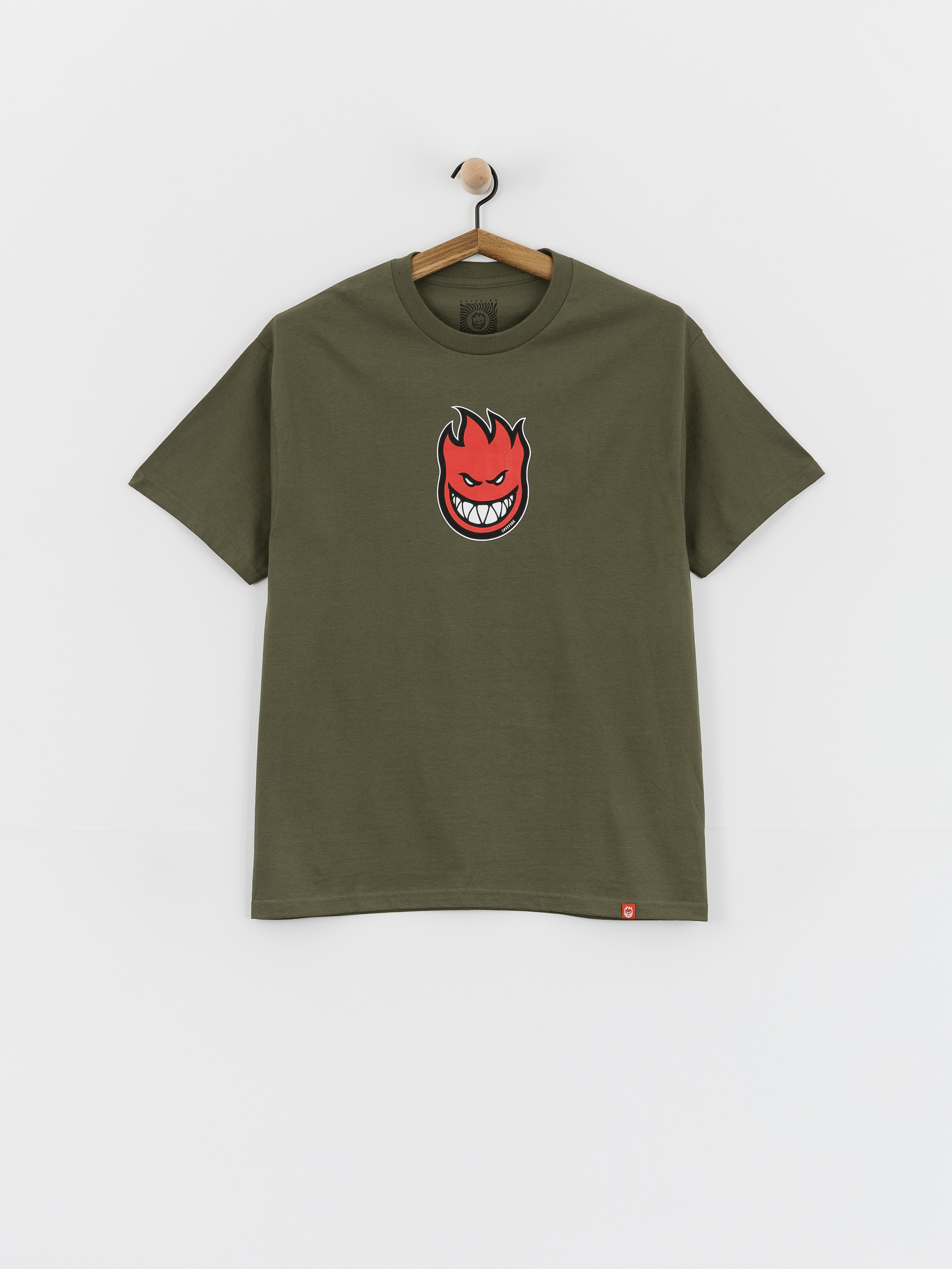 Tricou Spitfire Bighead Mid Fill (military green w/red black & white print)