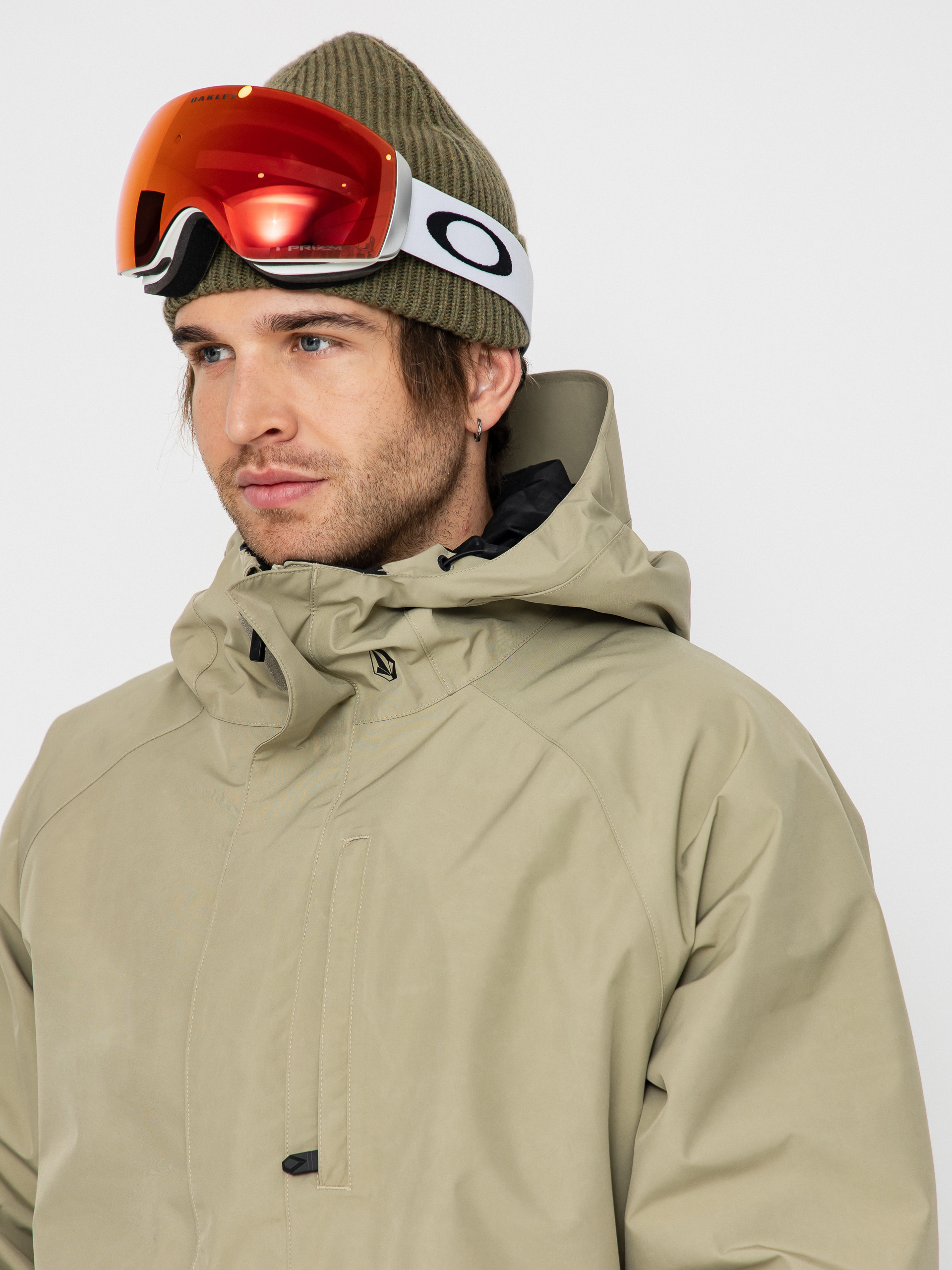 Pentru bărbați Geacă de snowboard Volcom Dua Gore Tex (moss green)