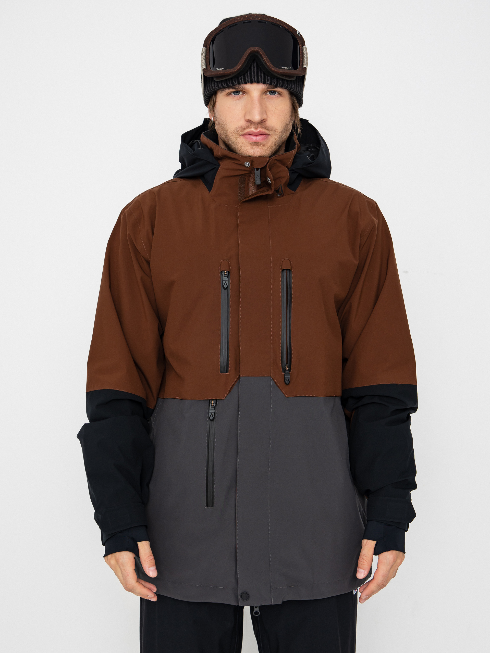Geacă de snowboard Volcom L Ins Gore Tex - negru (black)