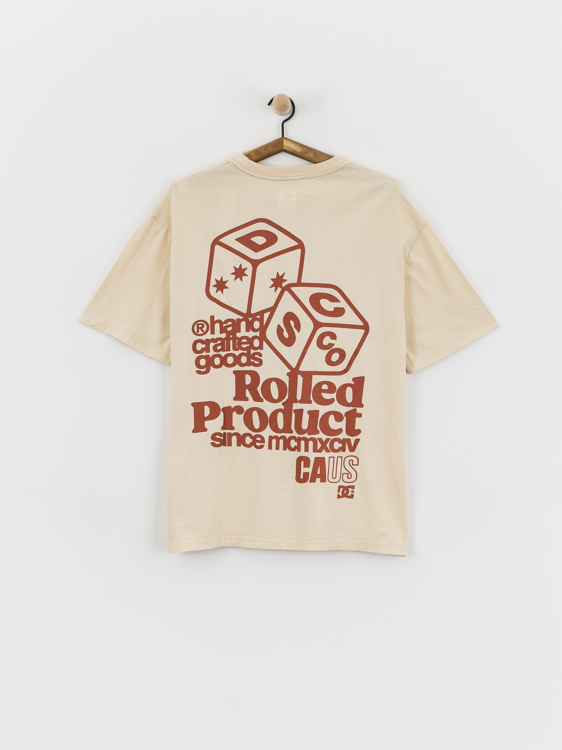 Tricou DC High Rollin (oatmeal)