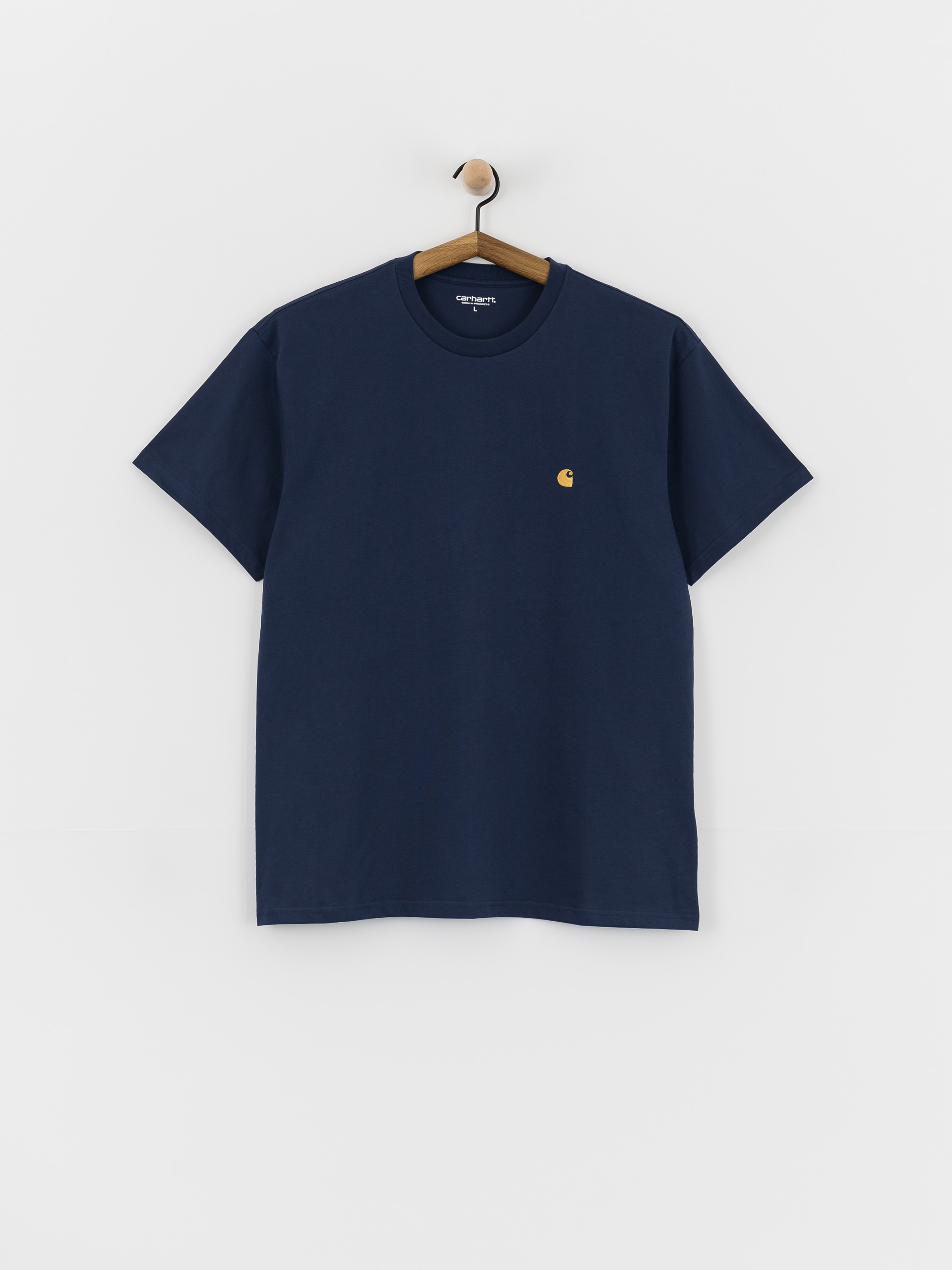 Tricou Carhartt WIP Chase (jupiter/gold)