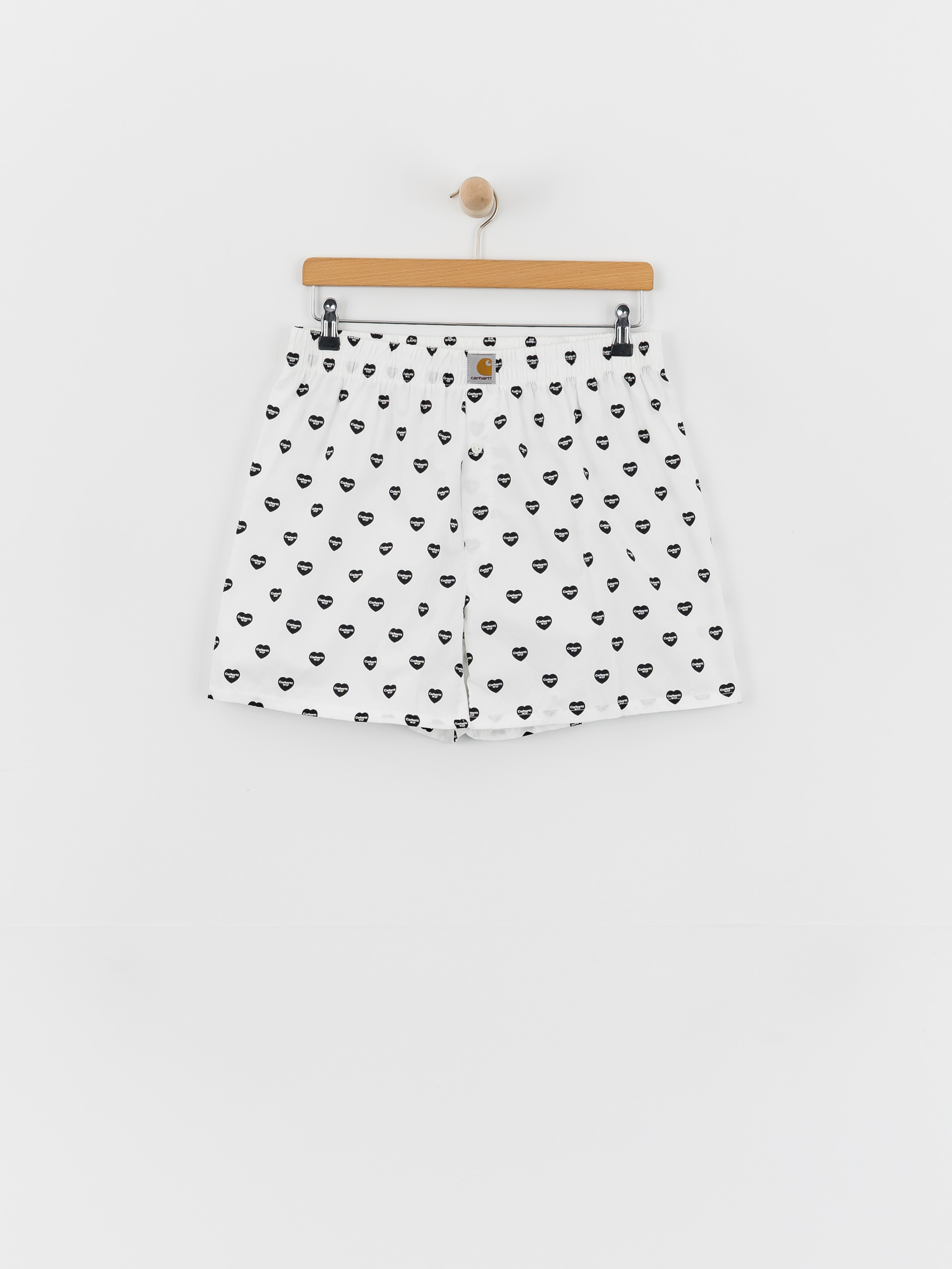 Lenjerie de corp Carhartt WIP Cotton Boxer (heart print/white/black)