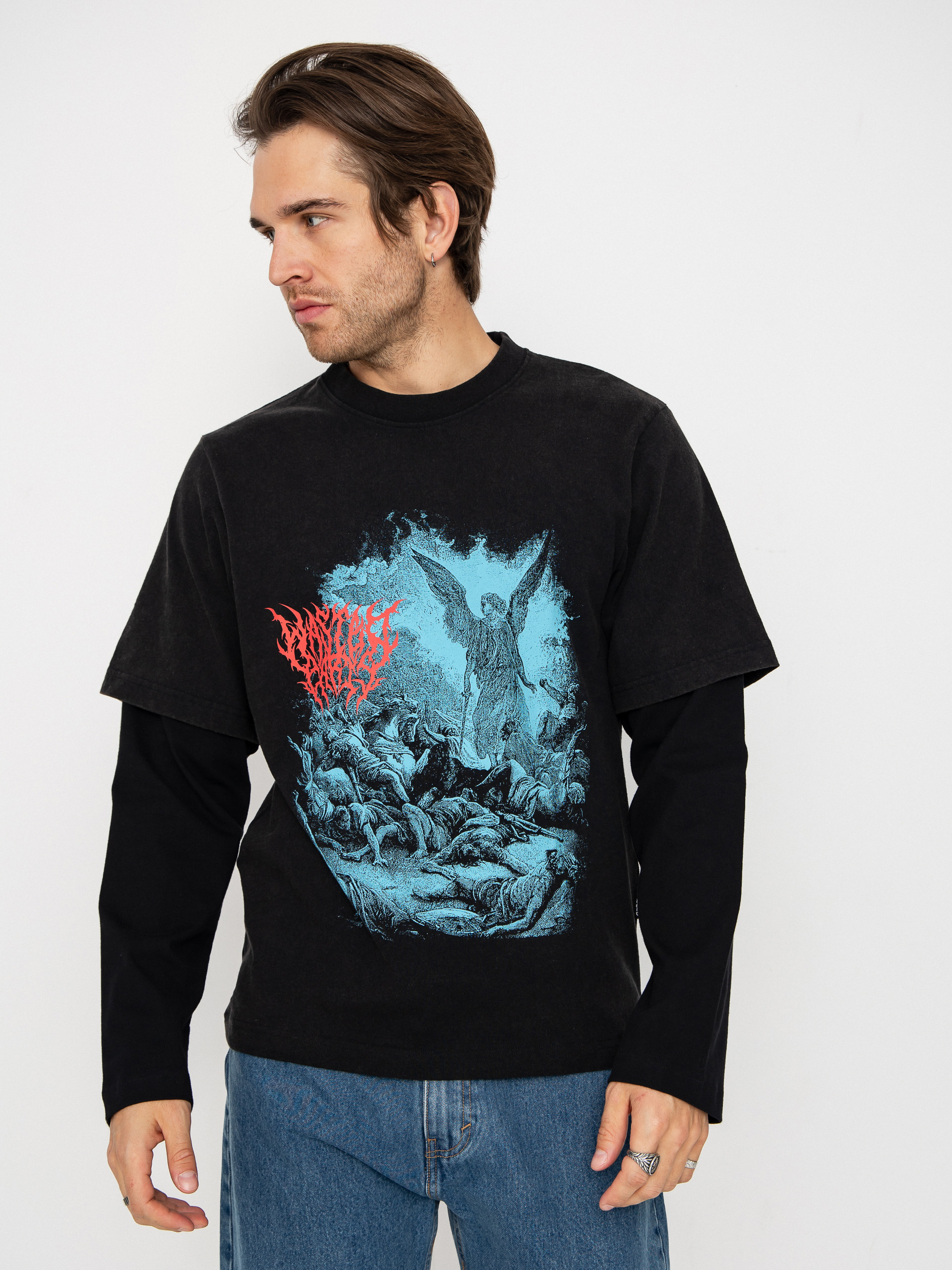 Tricou Wasted Paris Legion T Age (faded black/black)