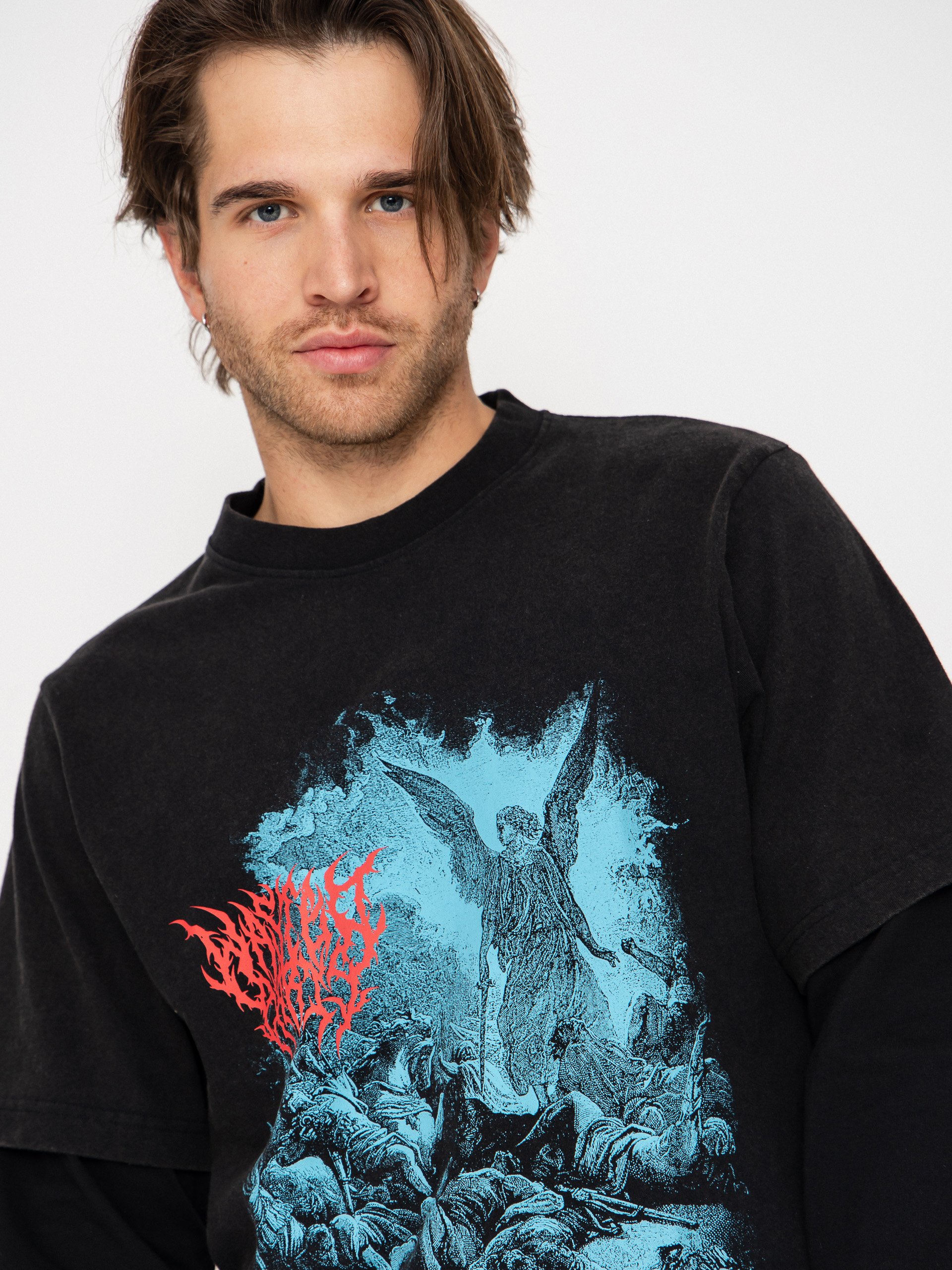 Tricou Wasted Paris Legion T Age (faded black/black)