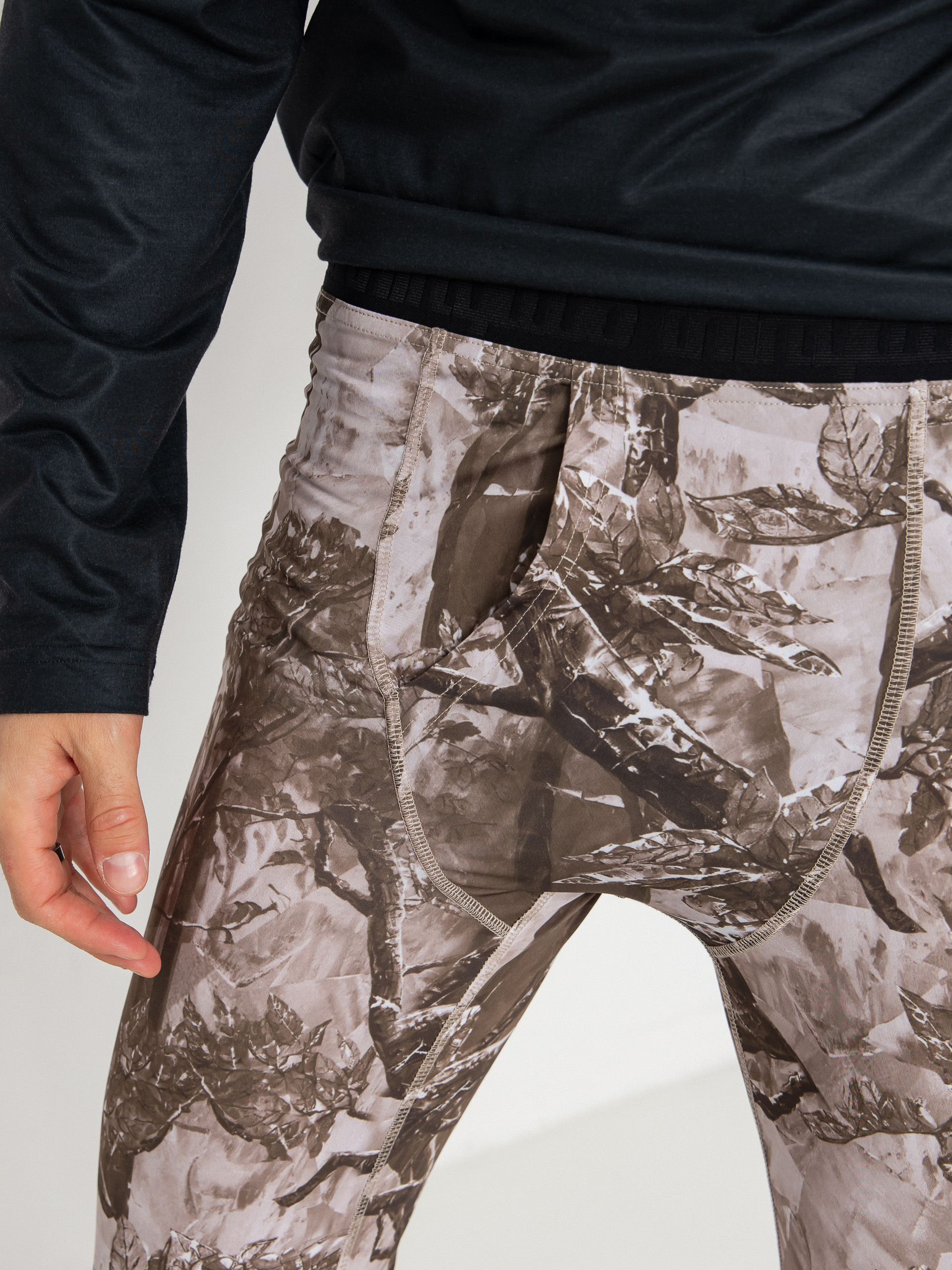 Pentru bărbați Colanți termici ThirtyTwo Ridelite (sand)