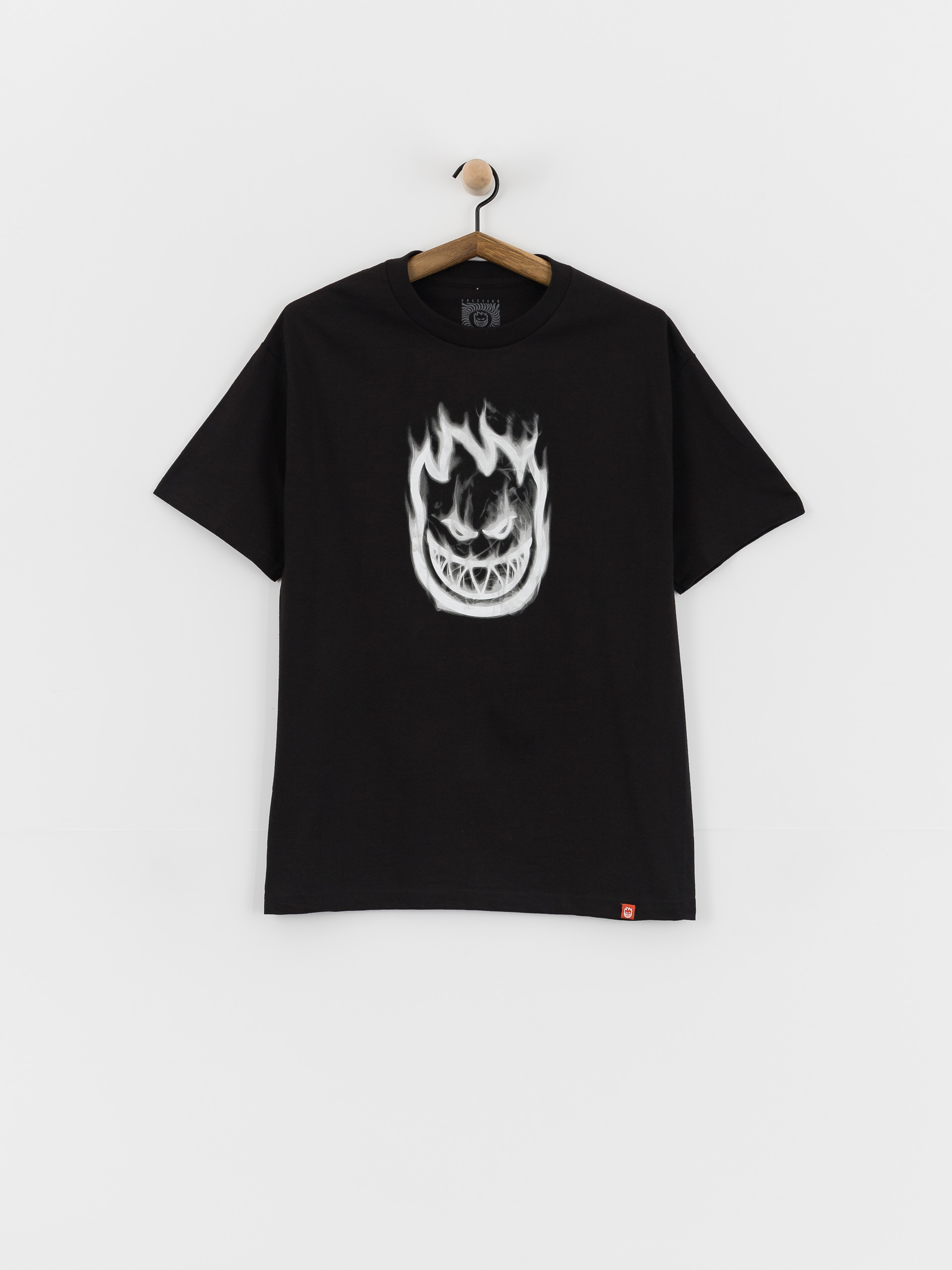 Tricou Spitfire Bighead Smoke (black w/white print)