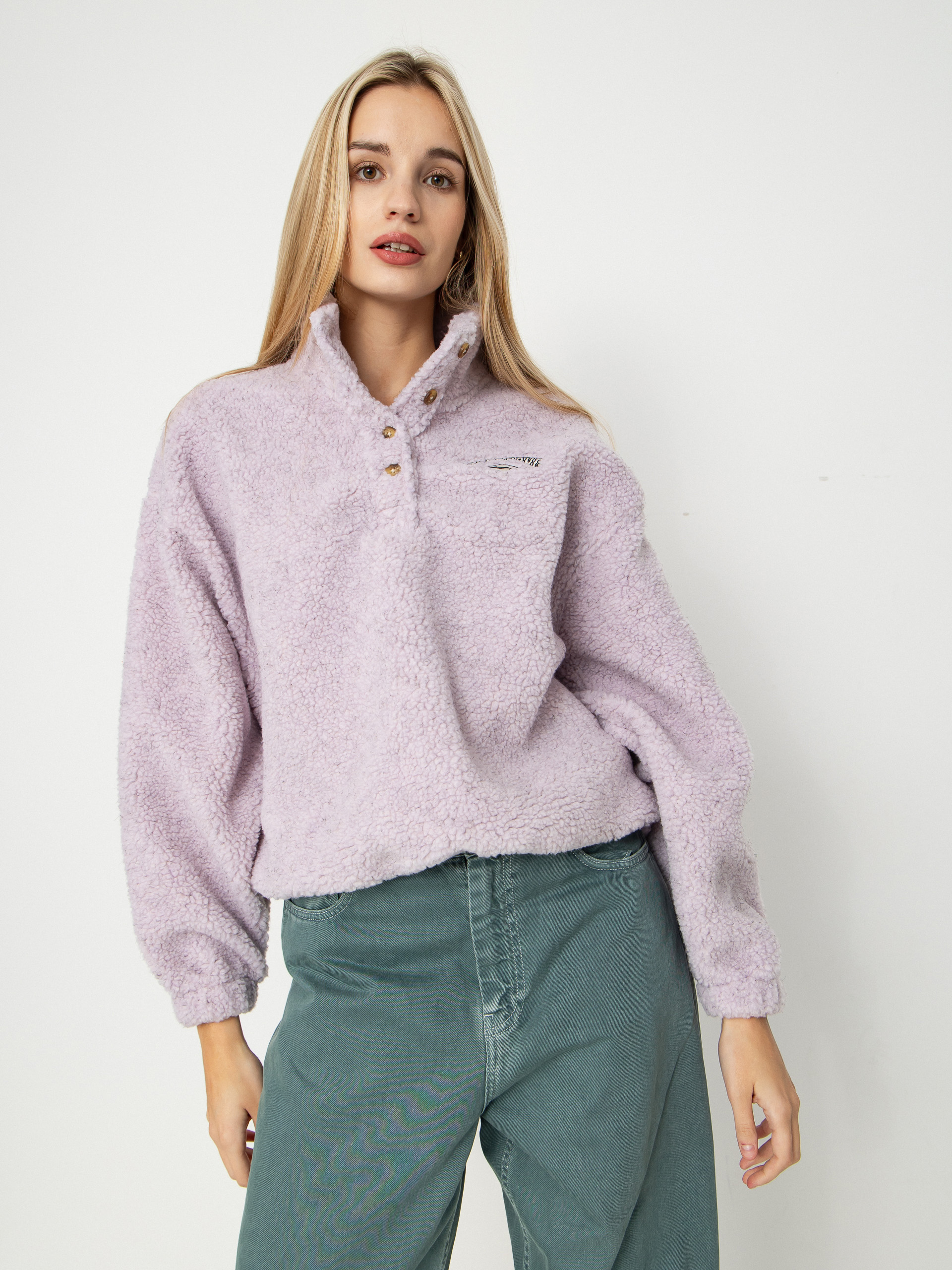 Pentru femei Hanorac din fleece Billabong Run The Road (violet ice)