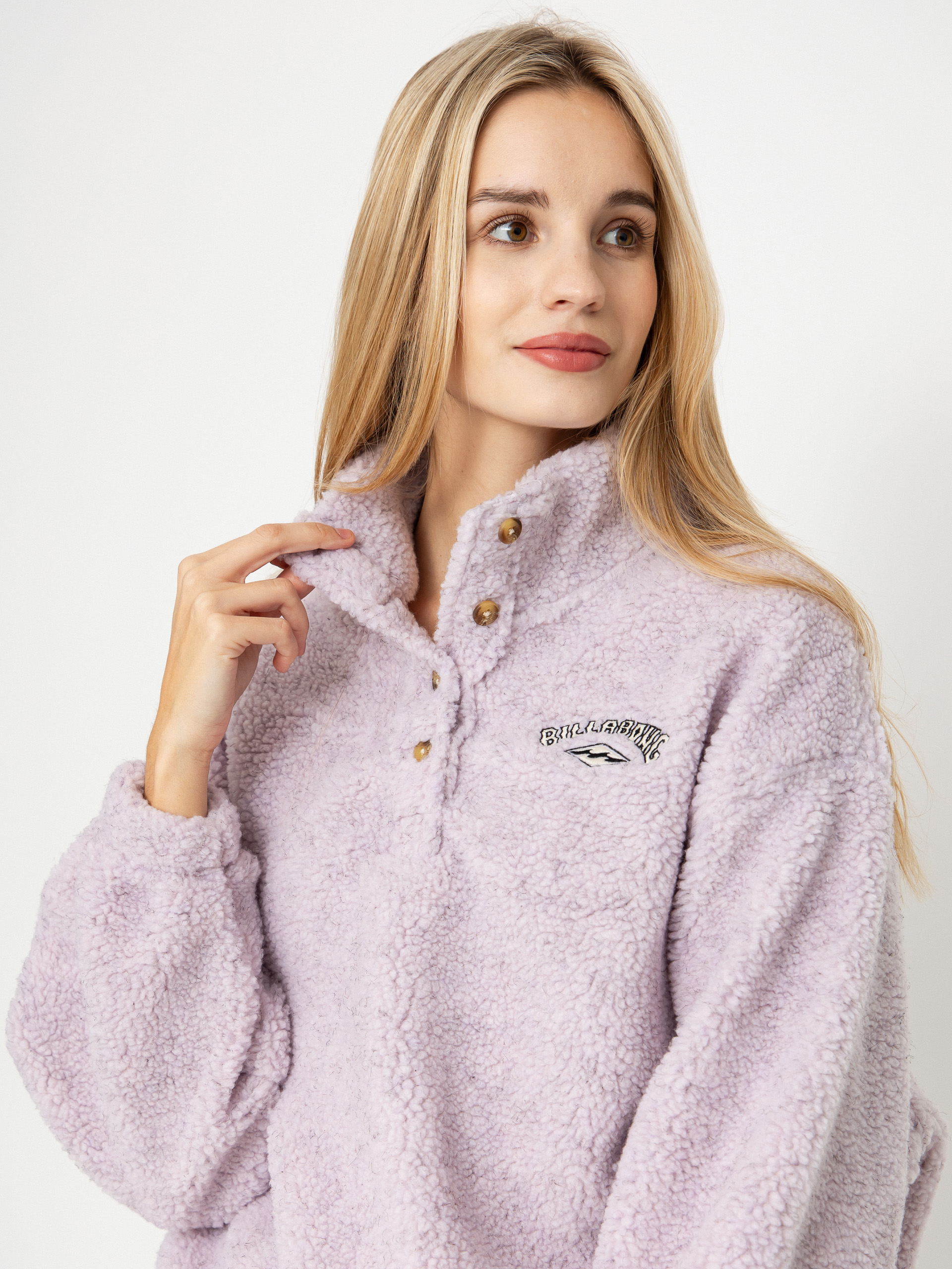 Pentru femei Hanorac din fleece Billabong Run The Road (violet ice)