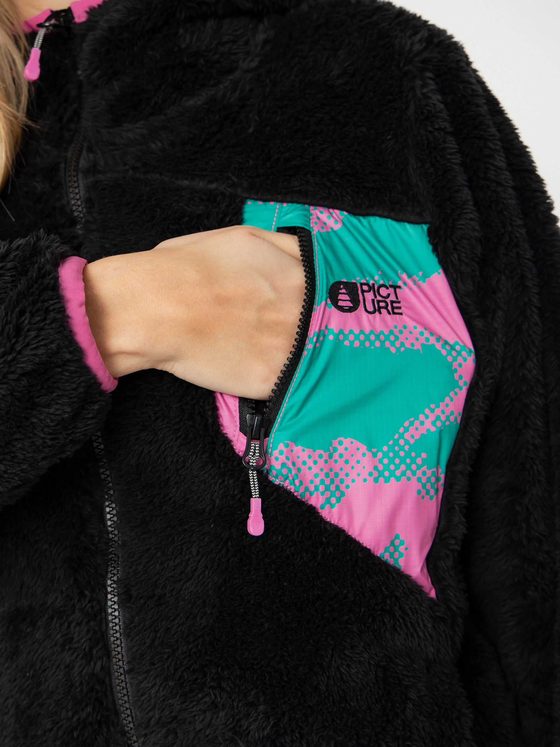 Pentru femei Hanorac din fleece Picture Izimo (black)