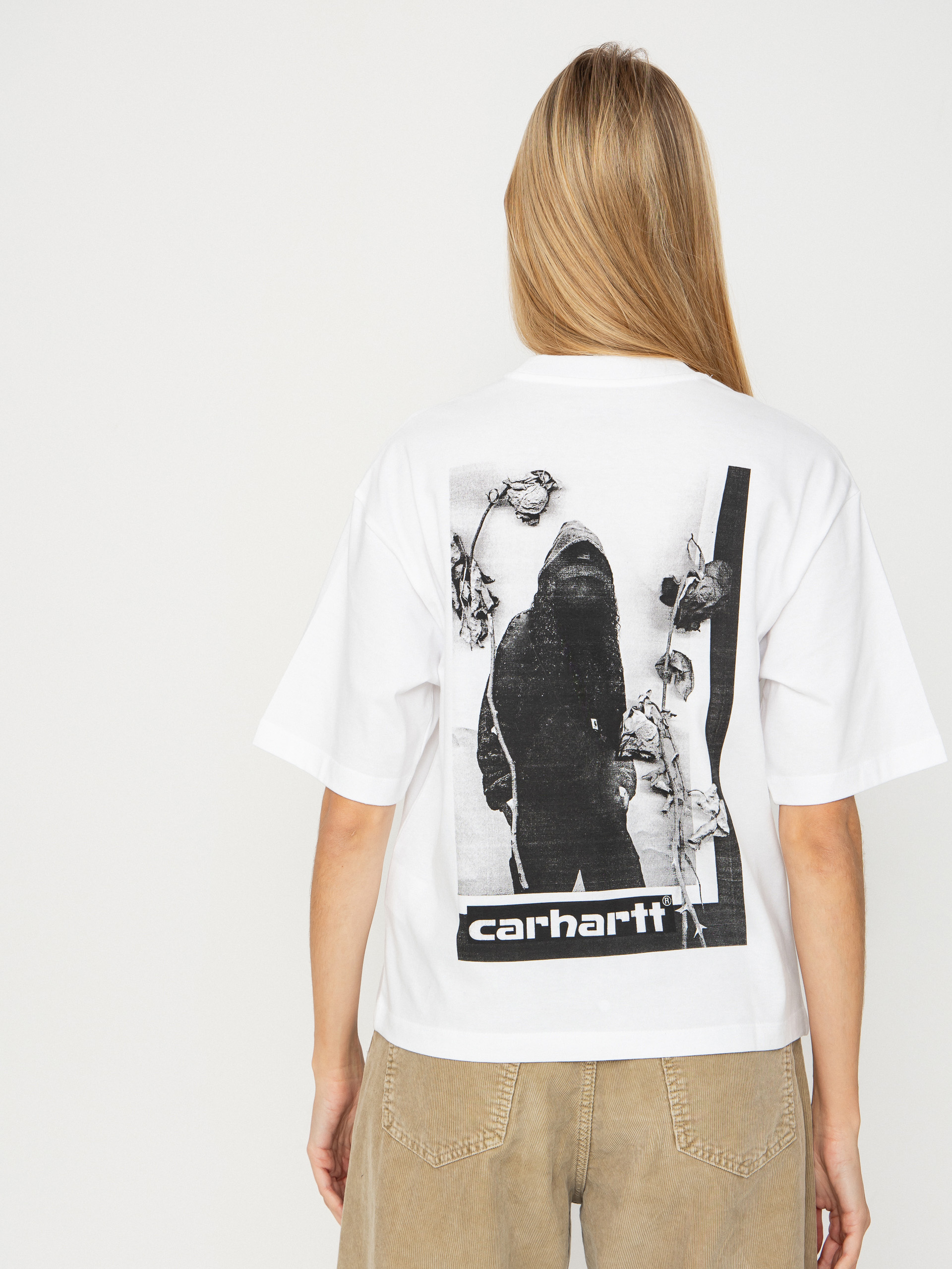 Tricou Carhartt WIP Archive Script Wmn (white)