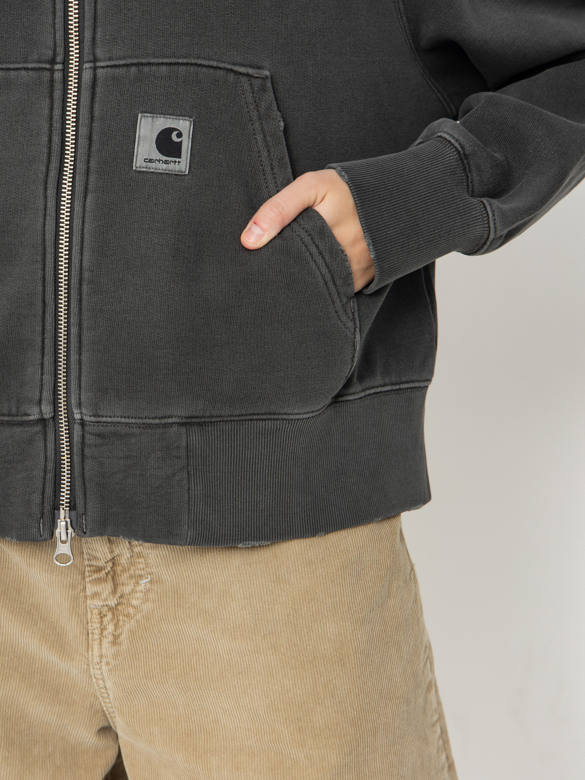 Hanorac cu glugă Carhartt WIP Torion ZHD Wmn (black)