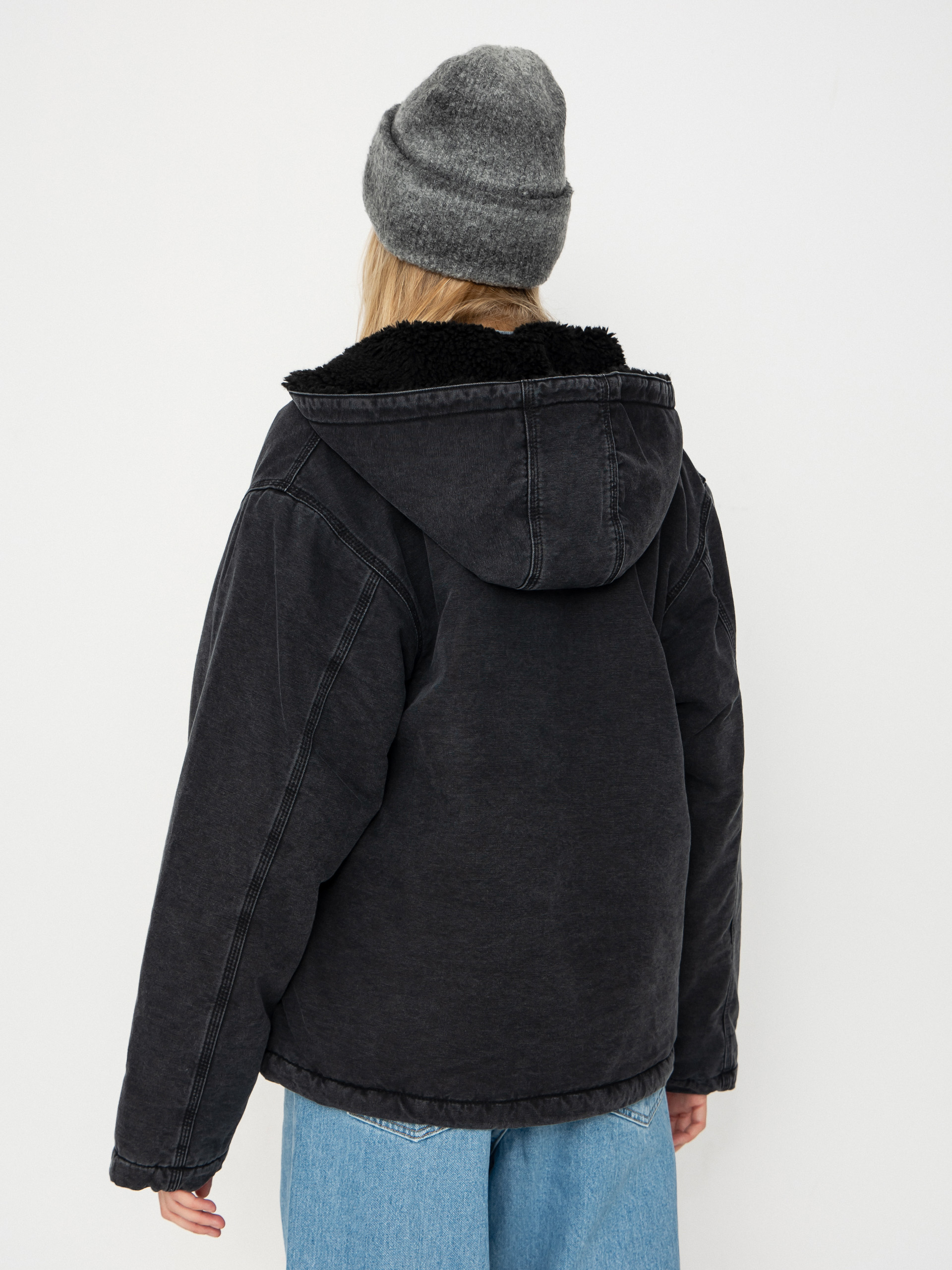 Geacă Carhartt WIP Hooded Mitch Wmn (black)