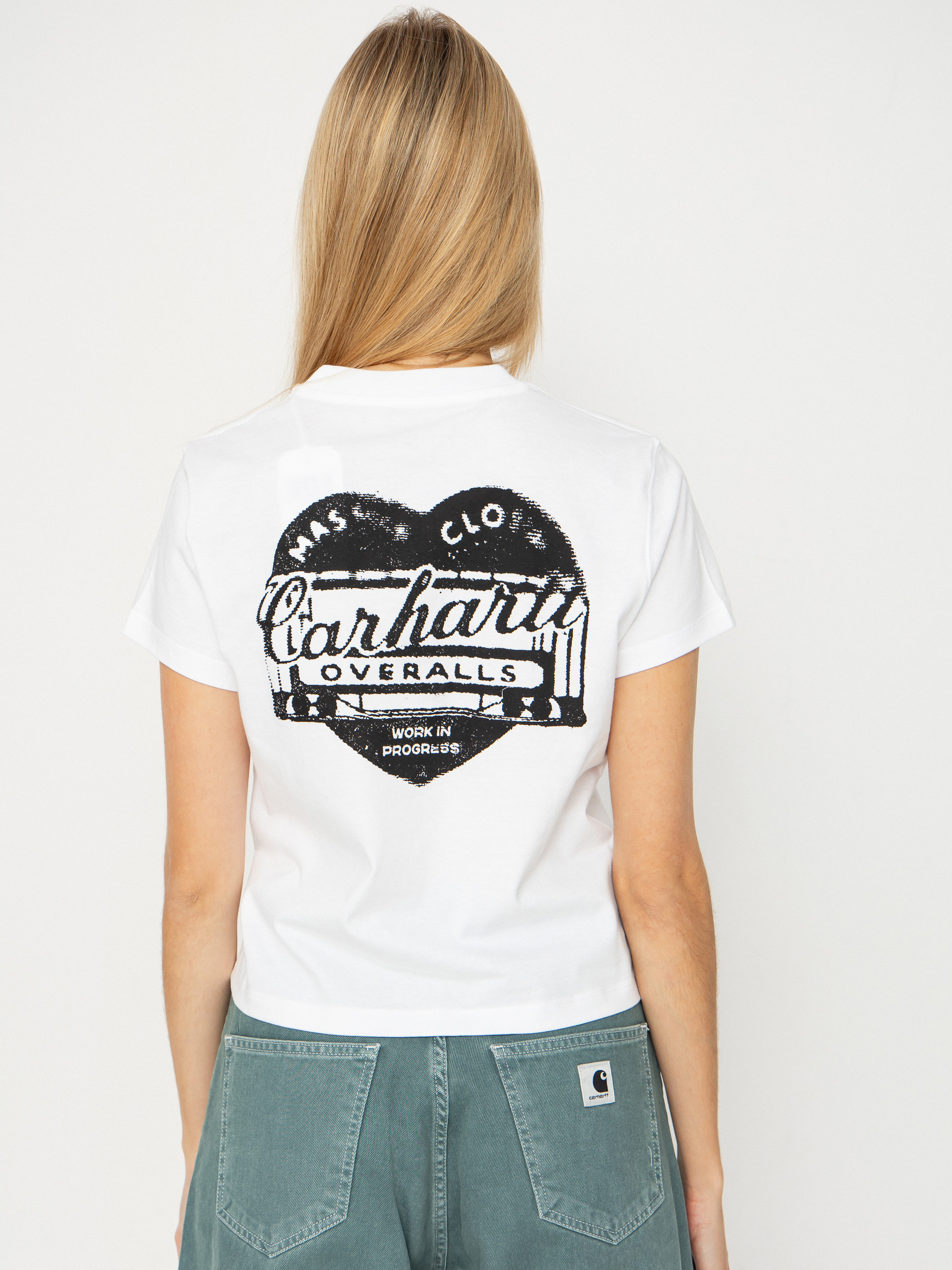 Tricou Carhartt WIP Garble Wmn (white)