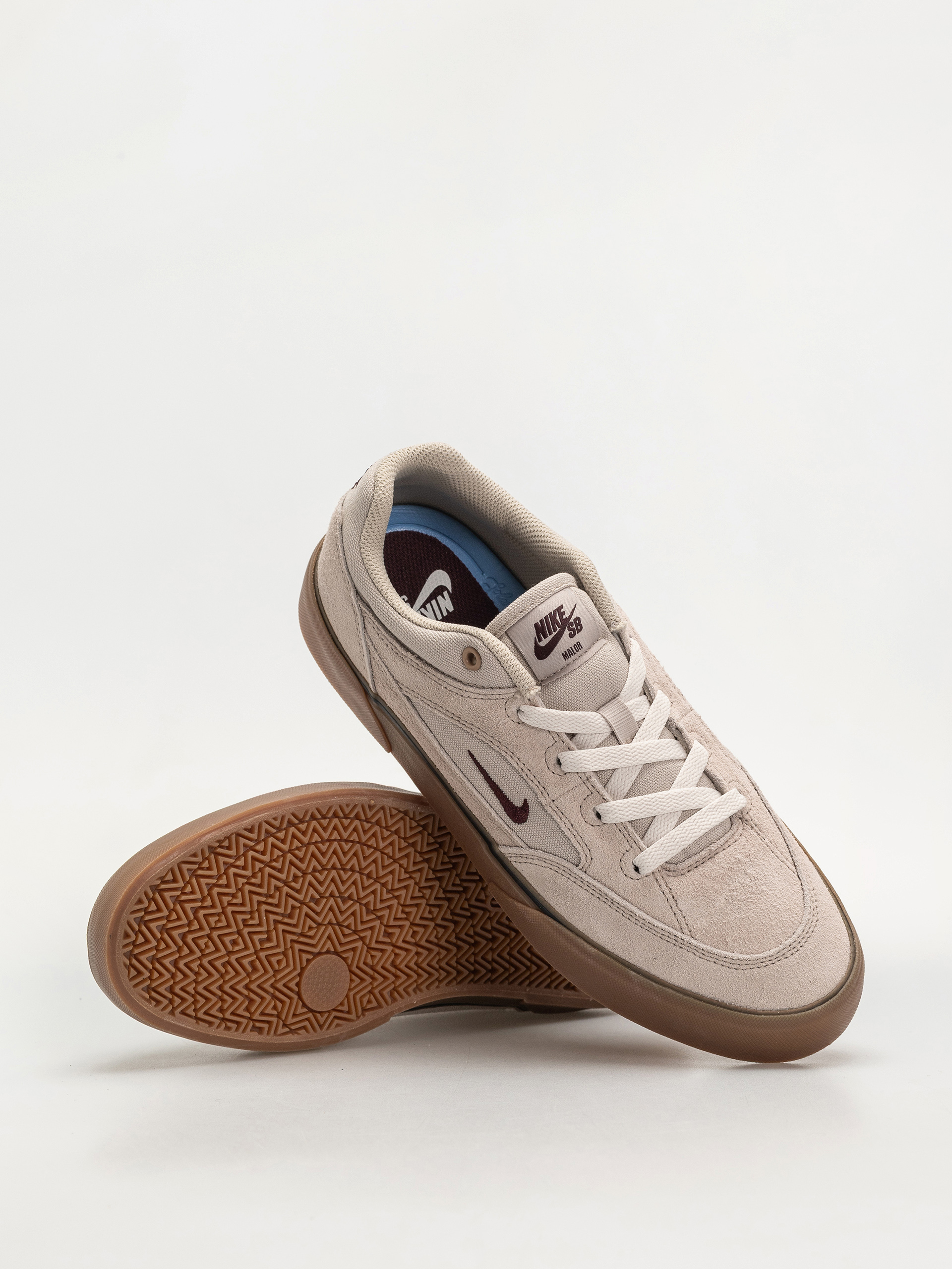 Pantofi Nike SB Malor (cream ii/burgundy crush phantom)
