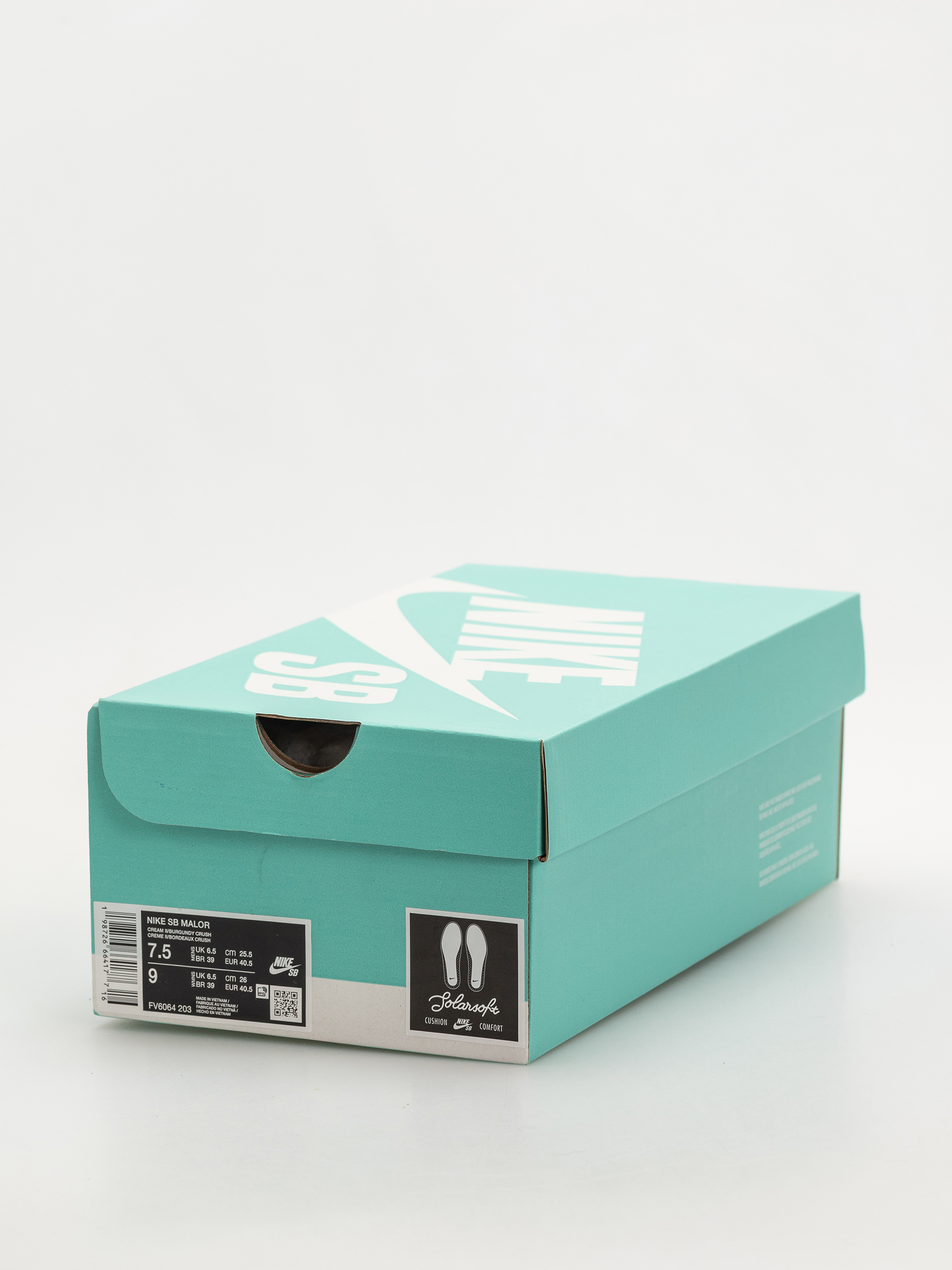 Pantofi Nike SB Malor (cream ii/burgundy crush phantom)