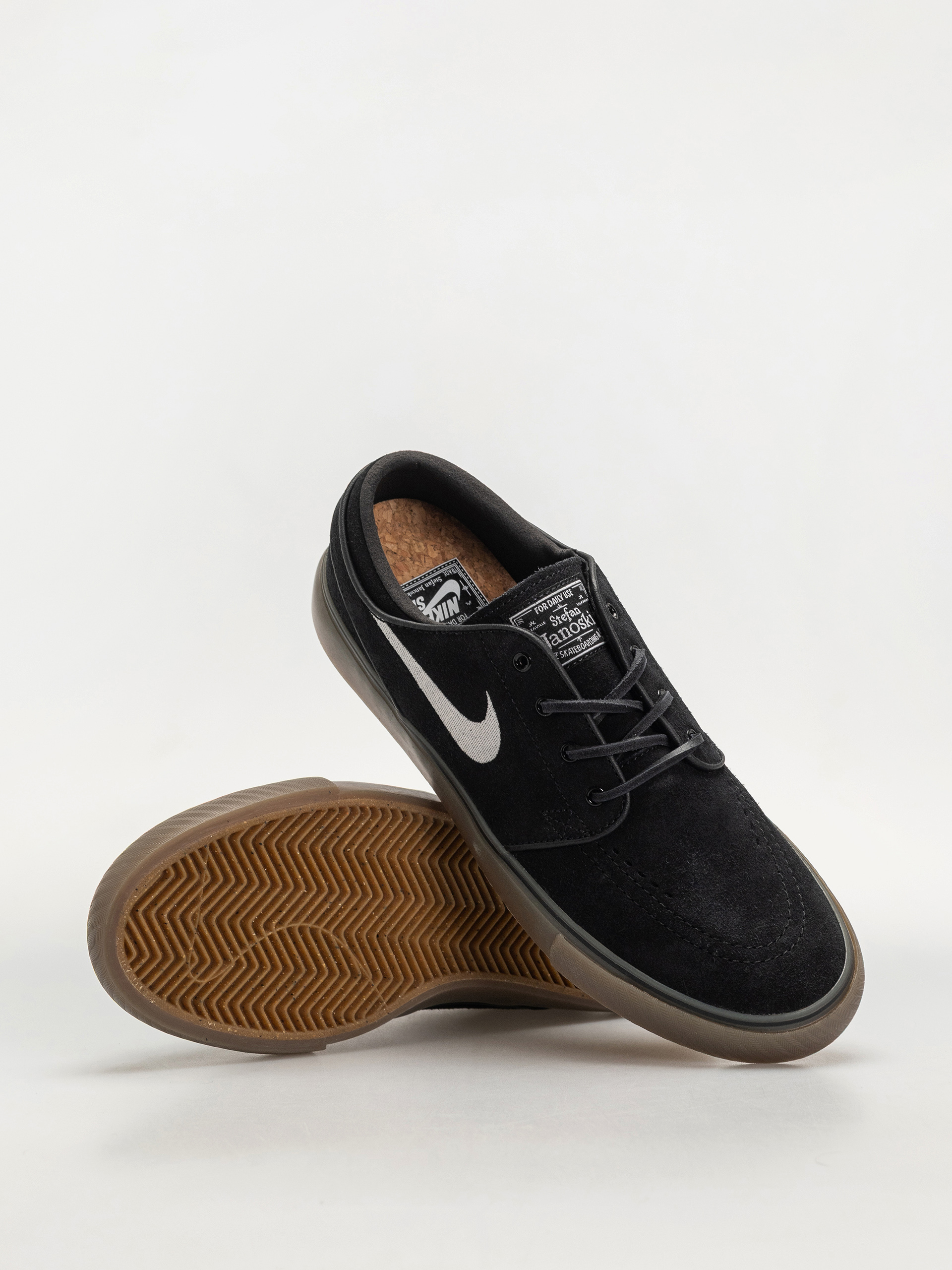 Pantofi Nike SB Zoom Janoski Og+ (black/white black gum light brown)