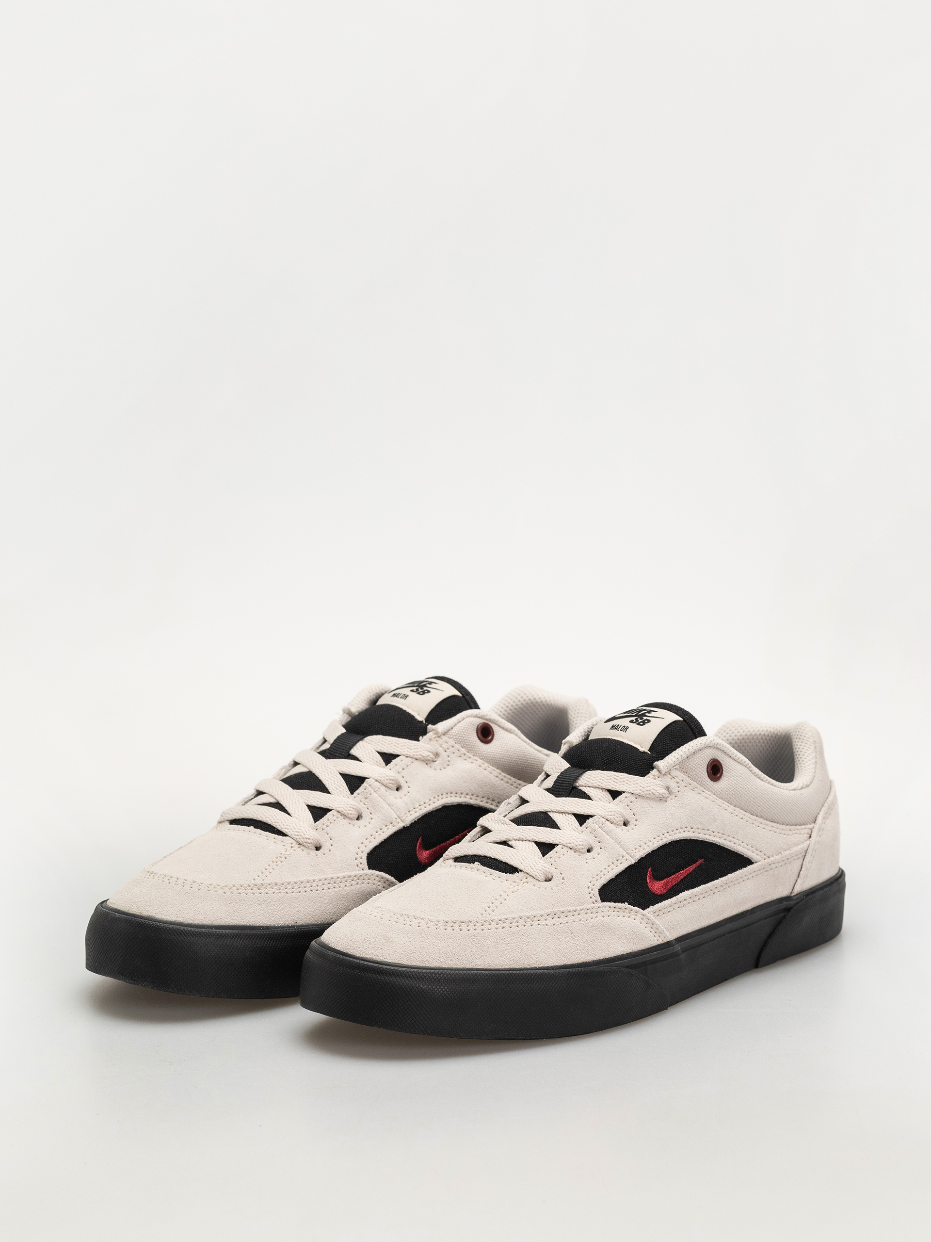 Pantofi Nike SB Malor (lt orewood brn/team red black)