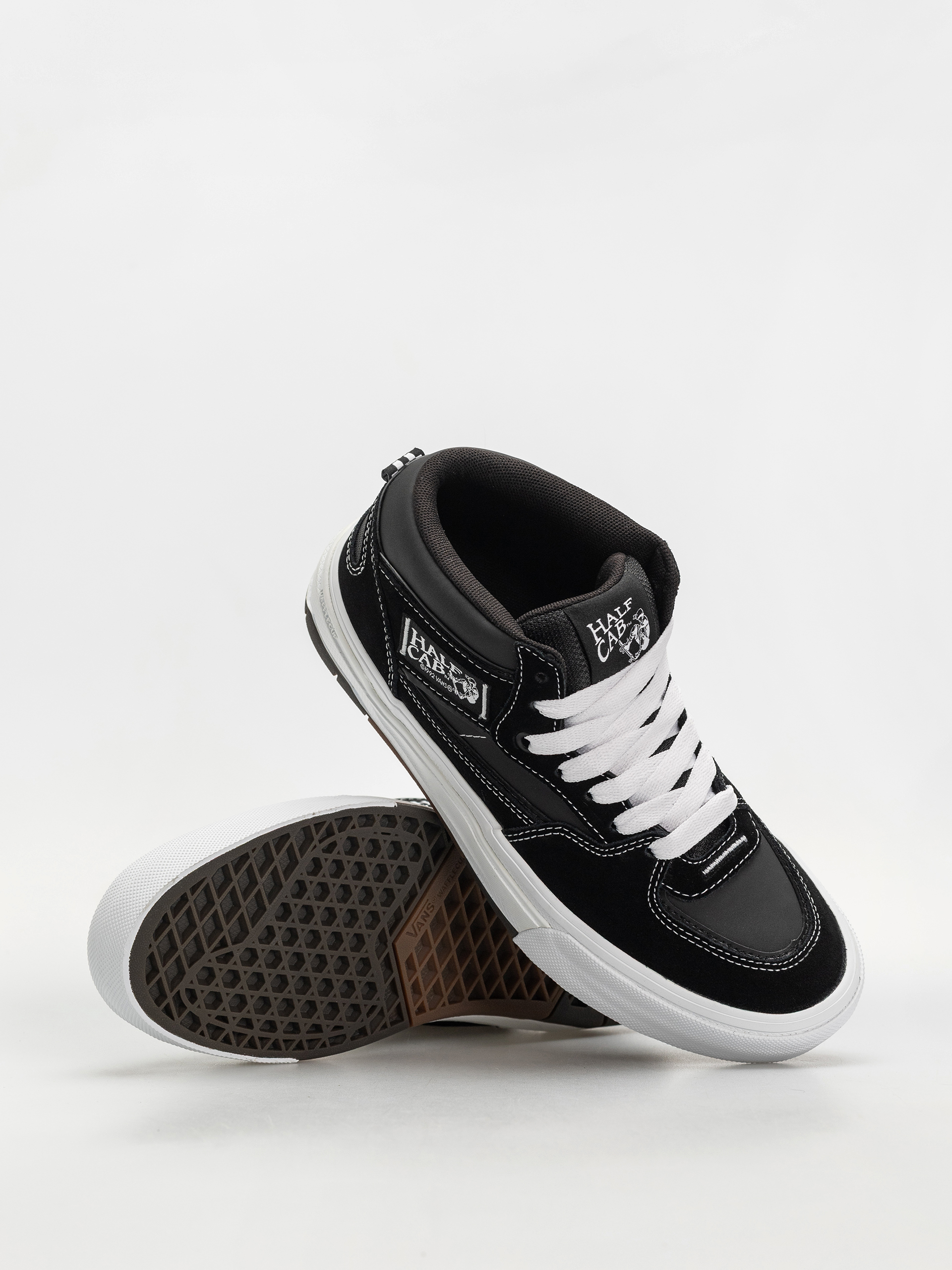 Pantofi Vans Skate Half Cab Wafflecup - negru (black/white)